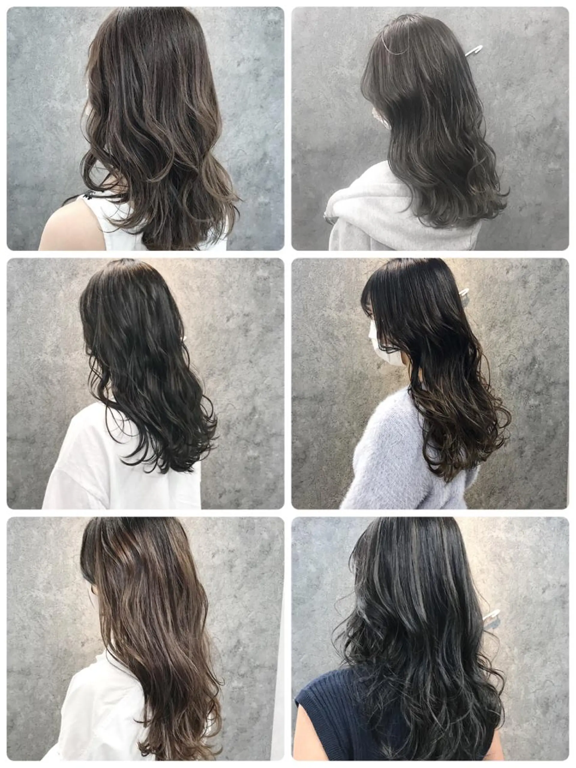 セミロング ヨシンモリ 韓国風ヘア オルチャンヘア カット ヘアカラー トリートメント 所渉/韓国レイヤー /ウルフカットのヘアスタイル