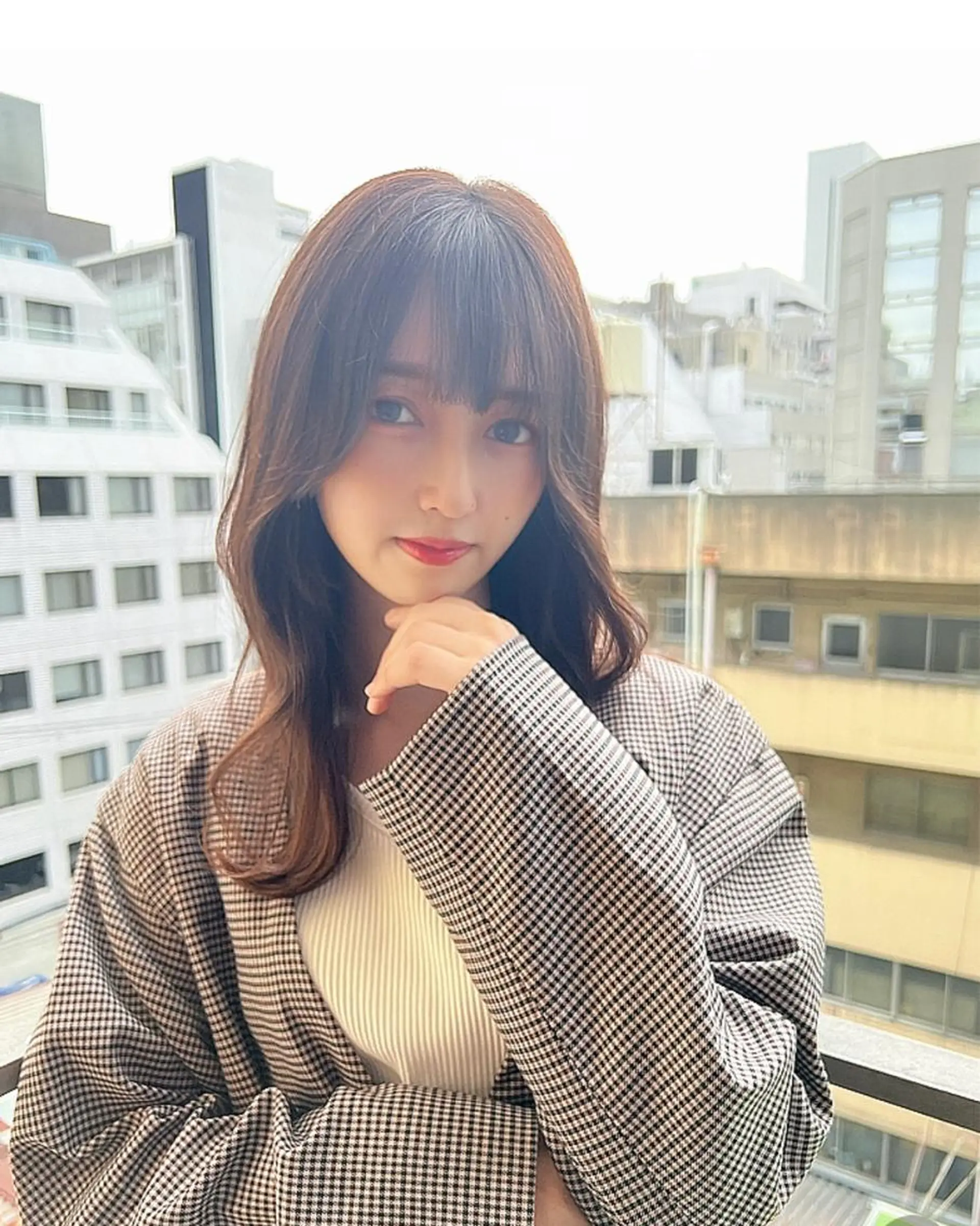 セミロング カラー くびれヘア カット ヘアカラー トリートメント 💕モテ髪💕 小川大輔のヘアスタイル