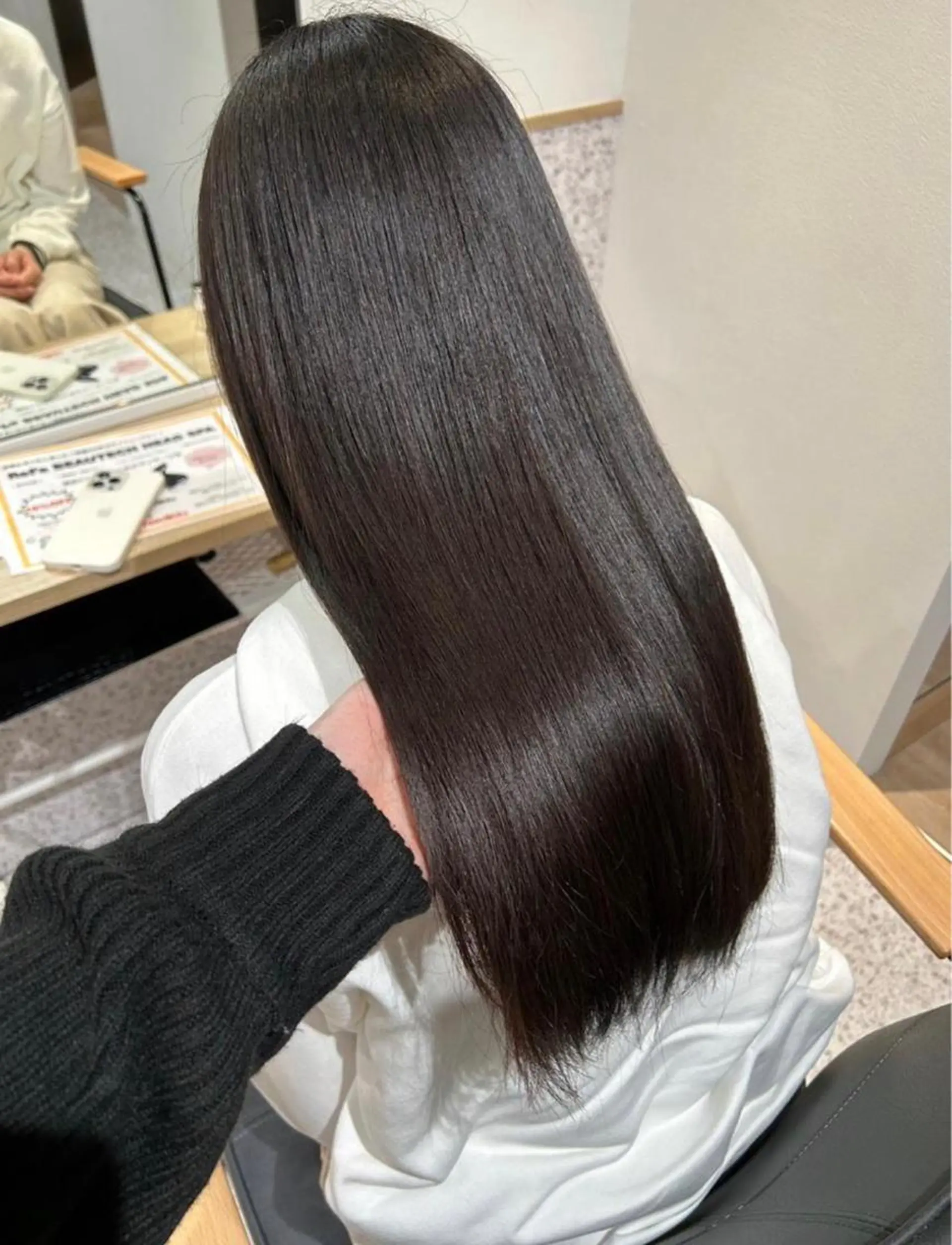 セミロング カラー ハイトーンカラー 学生 酸性ストレート 🤍🎀honokaのヘアスタイル