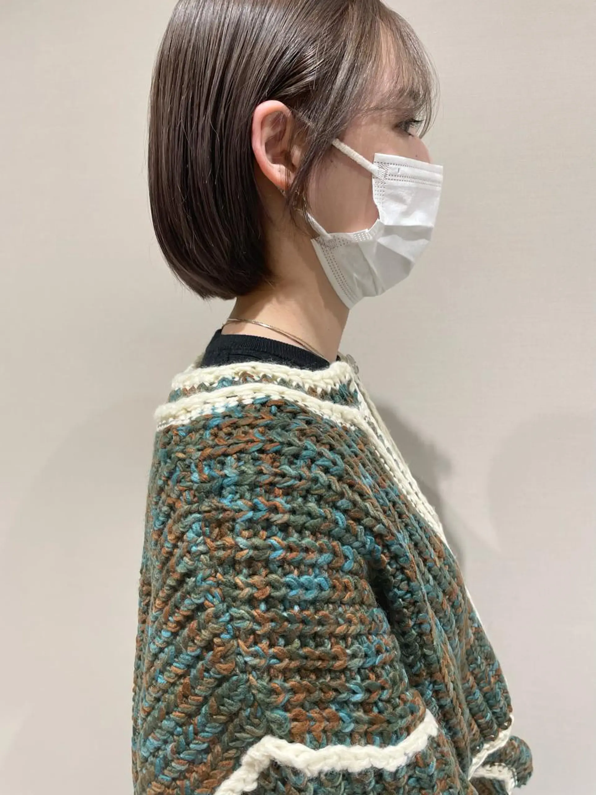 ショート カラー アッシュ ベージュカラー ヘアカラー 🌈トップデザイナー 金沢駅近nanamiのヘアスタイル