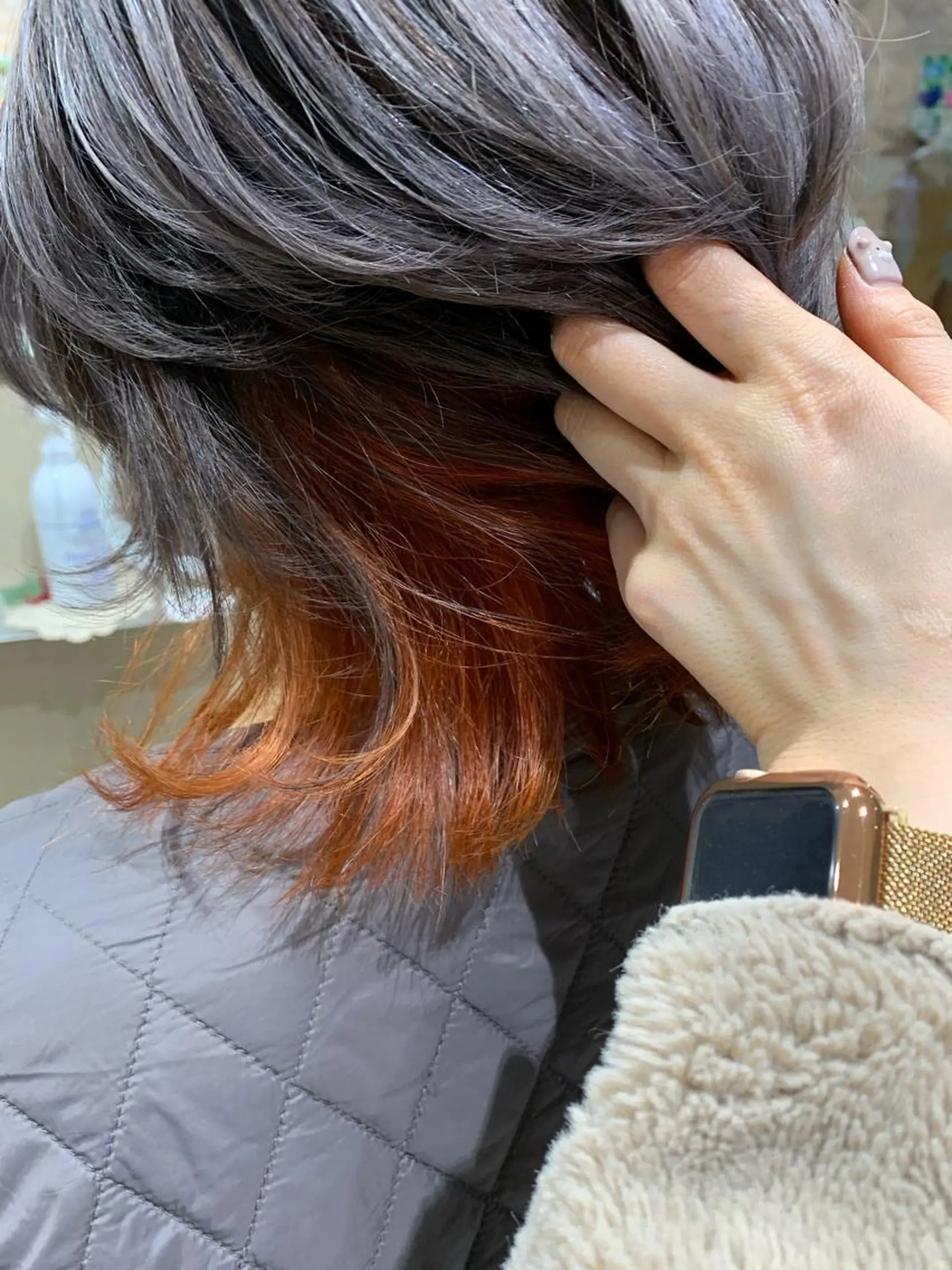 ミディアム カラー ヘアカラー トリートメント 近藤千翔🩵 髪質改善Periodのエステ・リラクイメージ