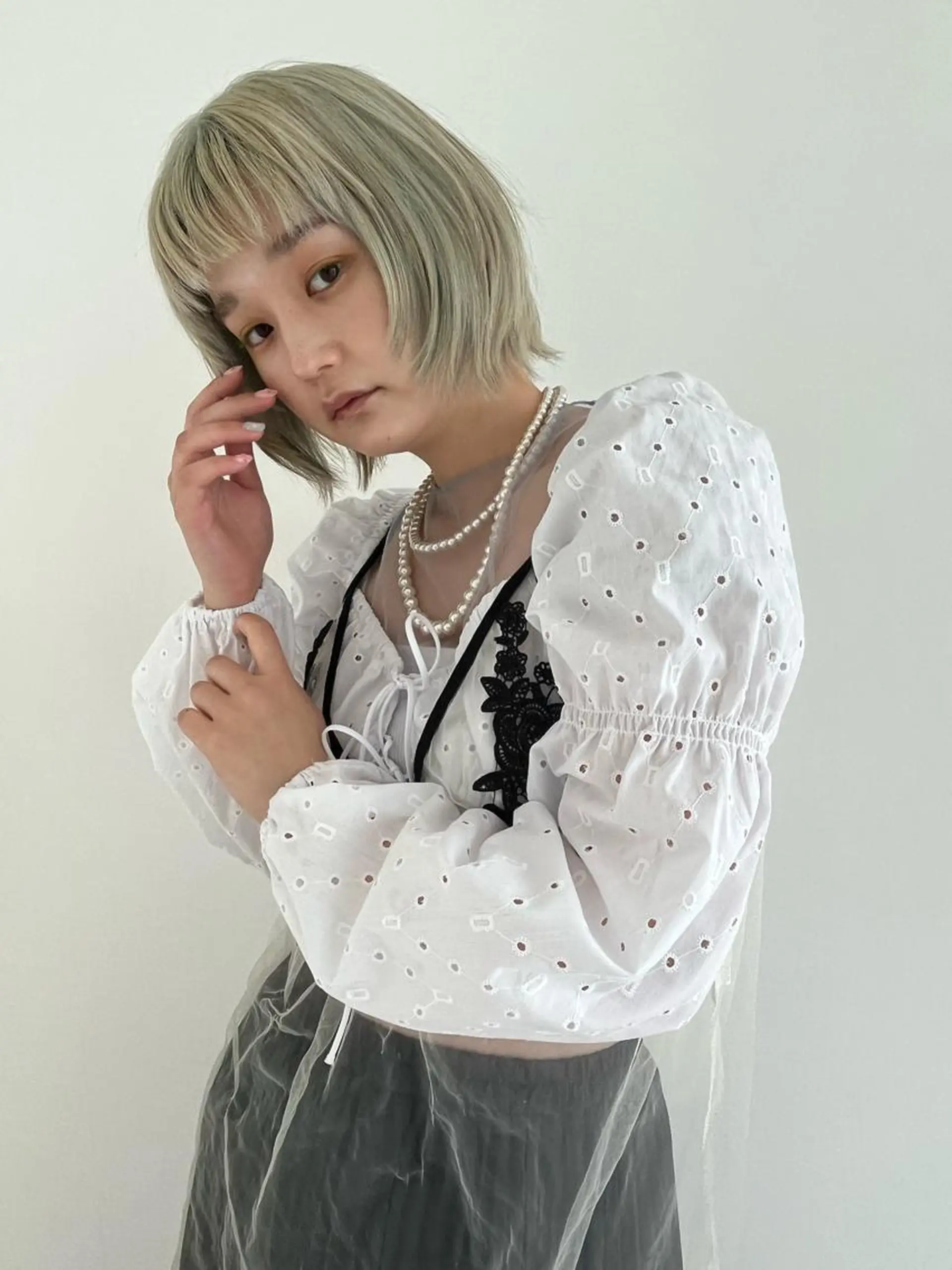 ショート カラー momoca 暖色カラー/ボブのヘアスタイル