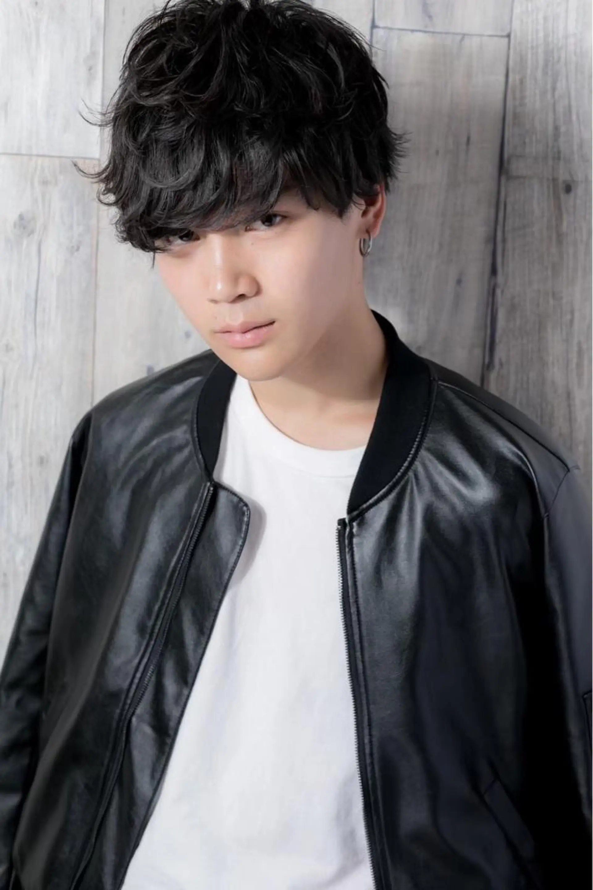 パーマ メンズ カット パーマ 髪質改善&ストレート ‪✂︎‬鈴木青樹のヘアスタイル