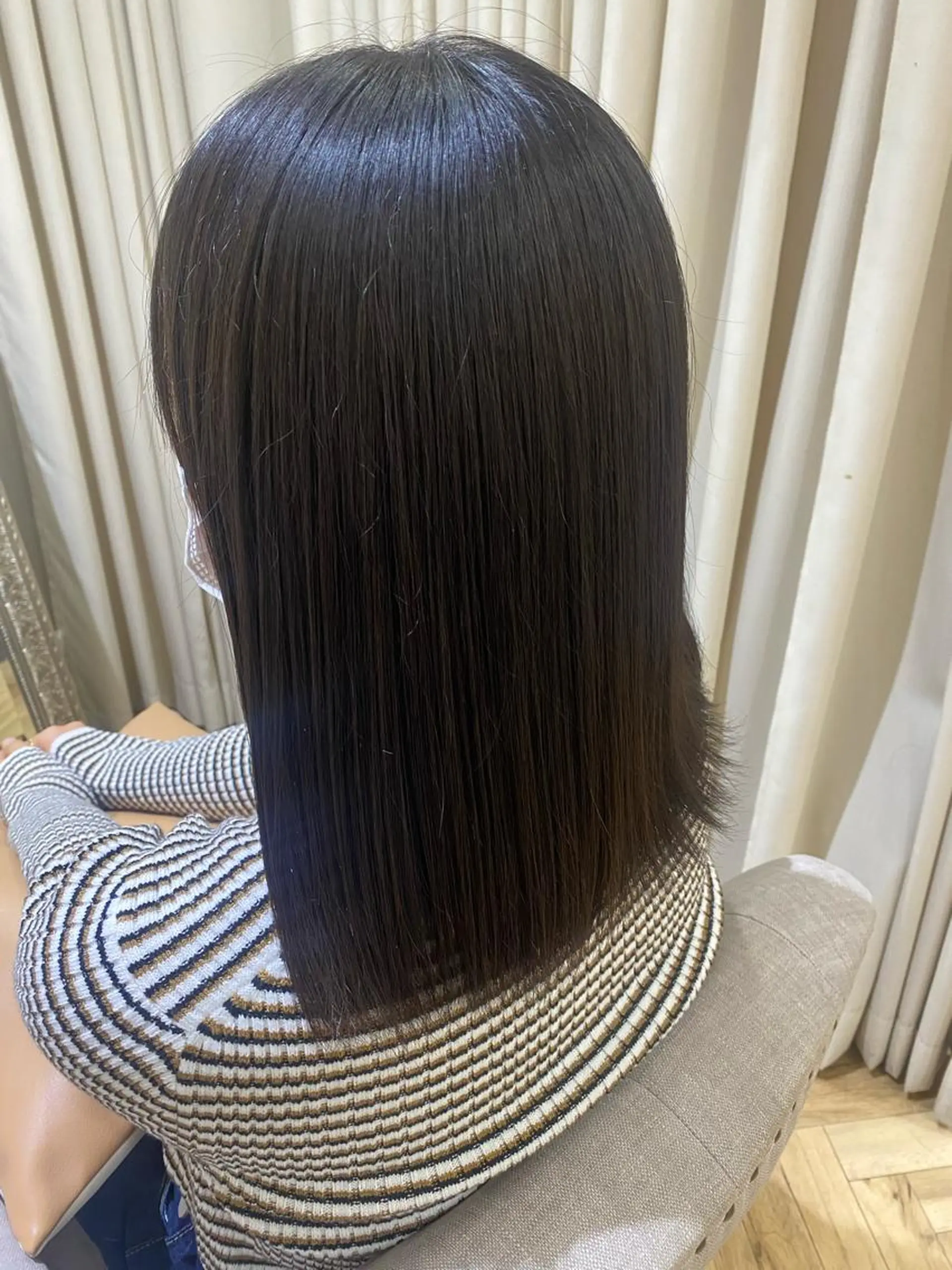 ロング 原 朱莉のヘアスタイル