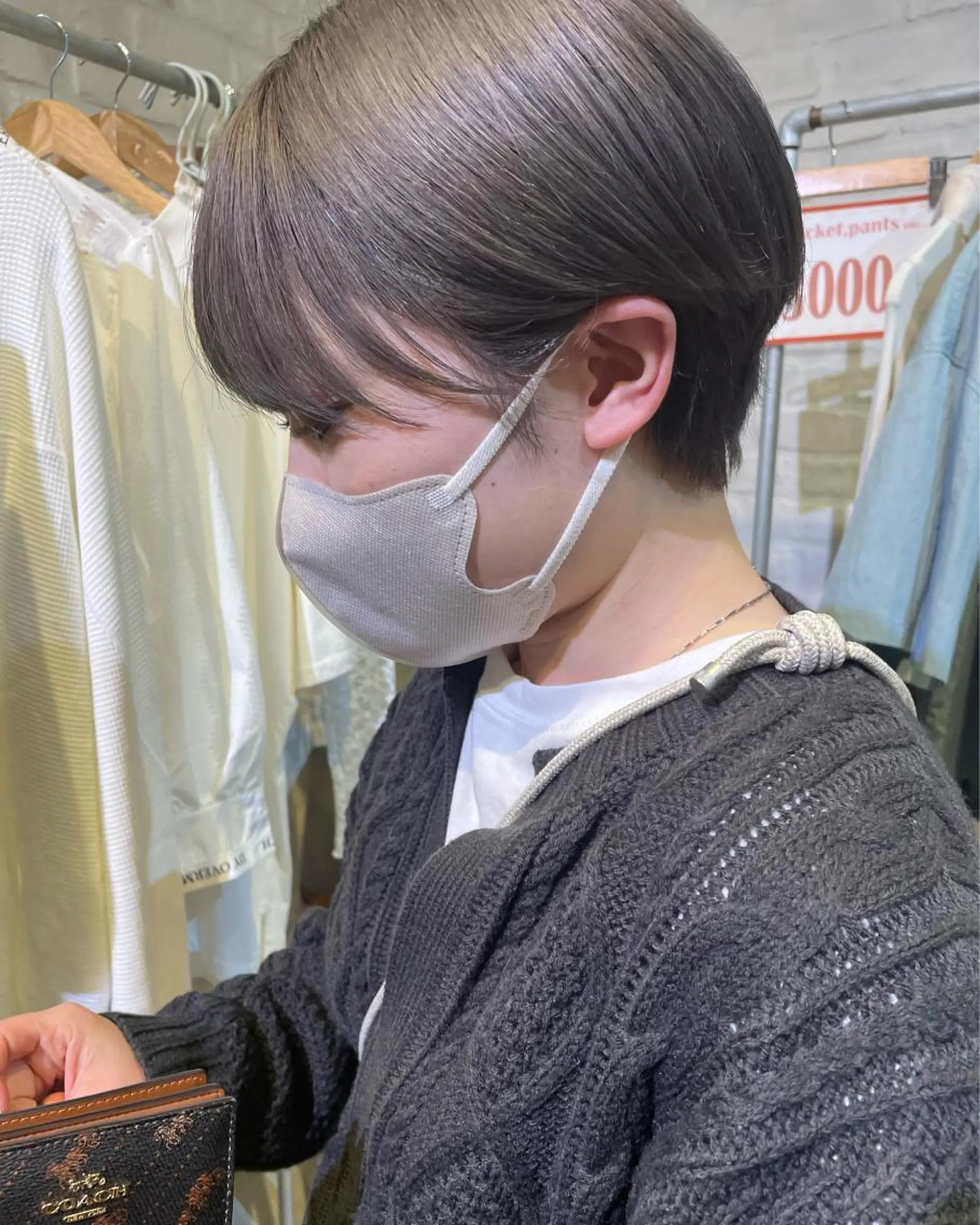 ショート アッシュ ヘアカラー 🌈トップデザイナー 金沢駅近nanamiのヘアスタイル