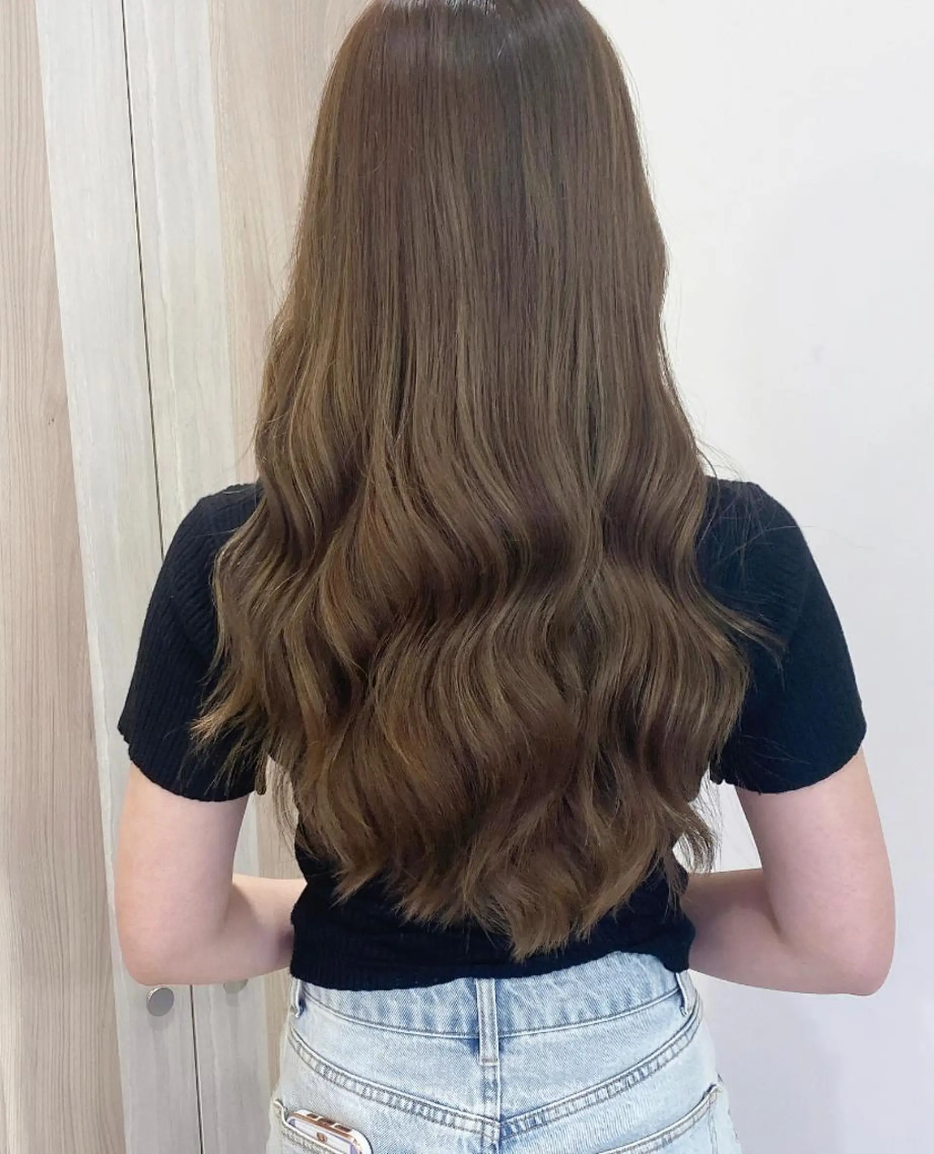 ロング カラー THE DAY所属・AKI HASHIMOTOのヘアスタイル