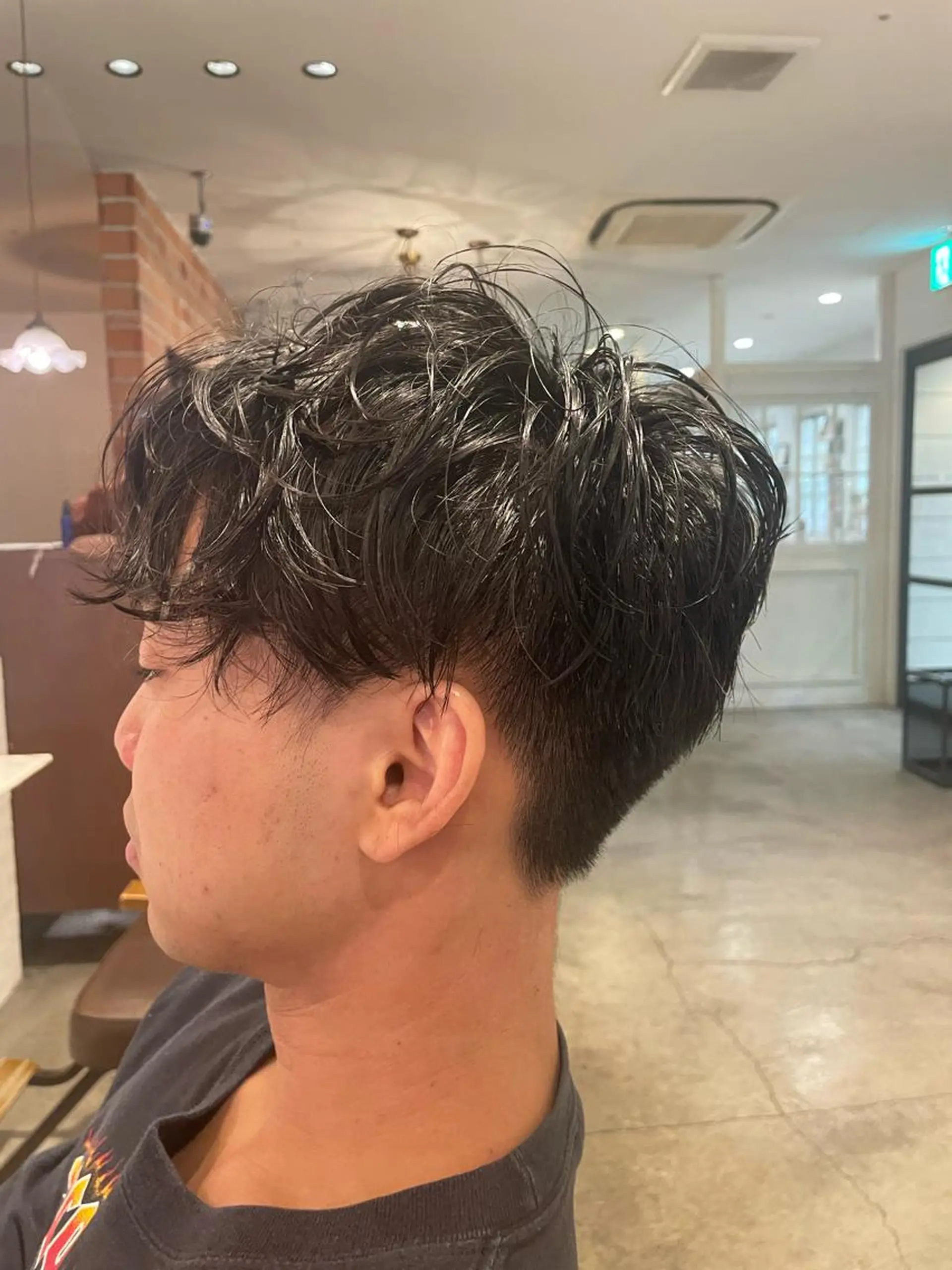 パーマ メンズ カット パーマ isi(イシ)所属・isi／門真／古川橋 EITOのヘアスタイル