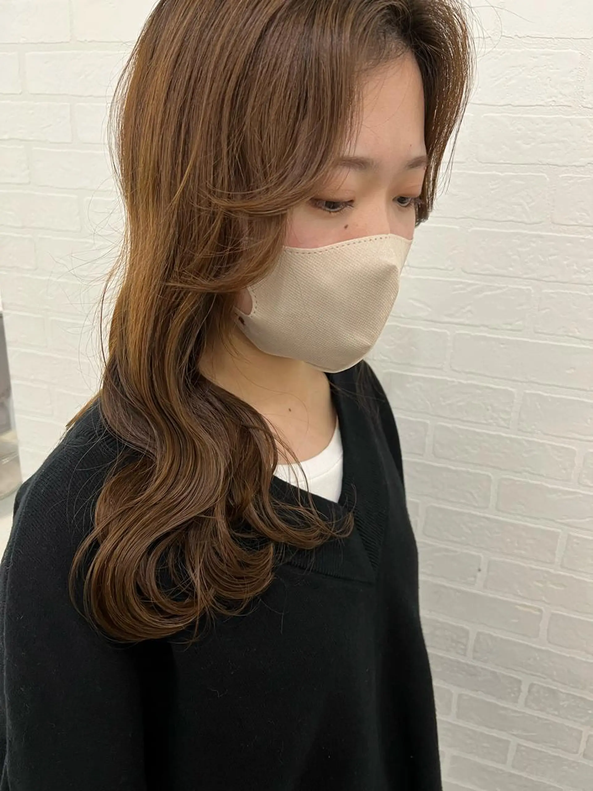 セミロング カラー 🌈 YUUNA🌈のヘアスタイル