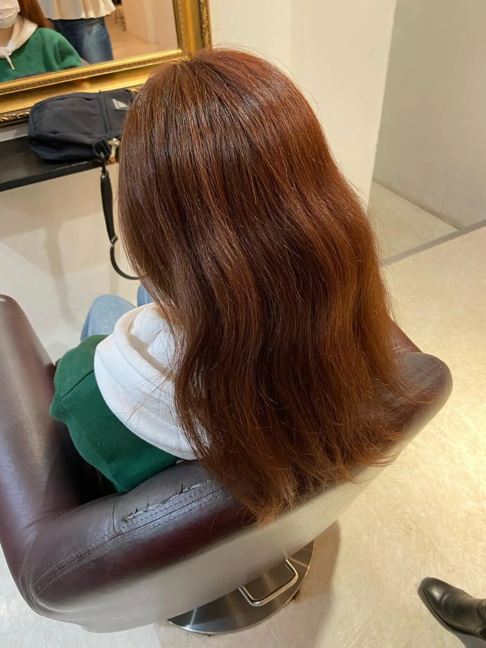 ミディアム 縮毛矯正 newline所属・⭐カットモデル 募集⭐黒木凌有のヘアスタイル