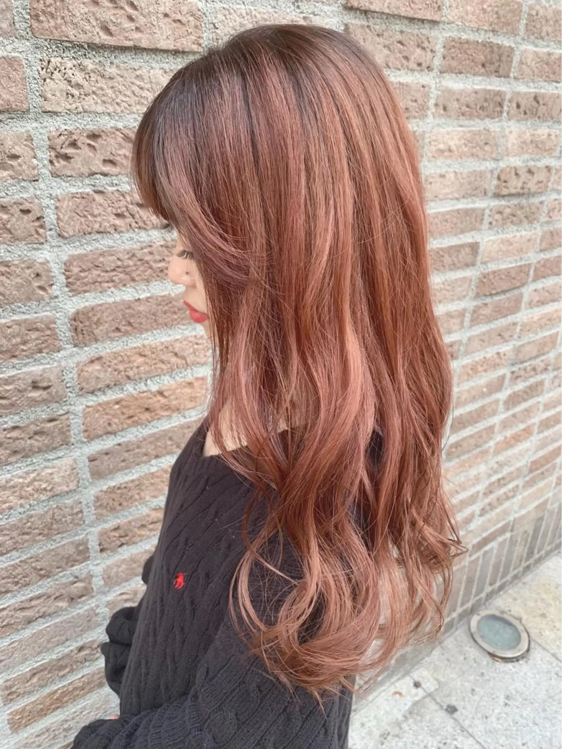 ロング カラー ピンクカラー baciami  hair & spa所属・【baciami】 senaのヘアスタイル
