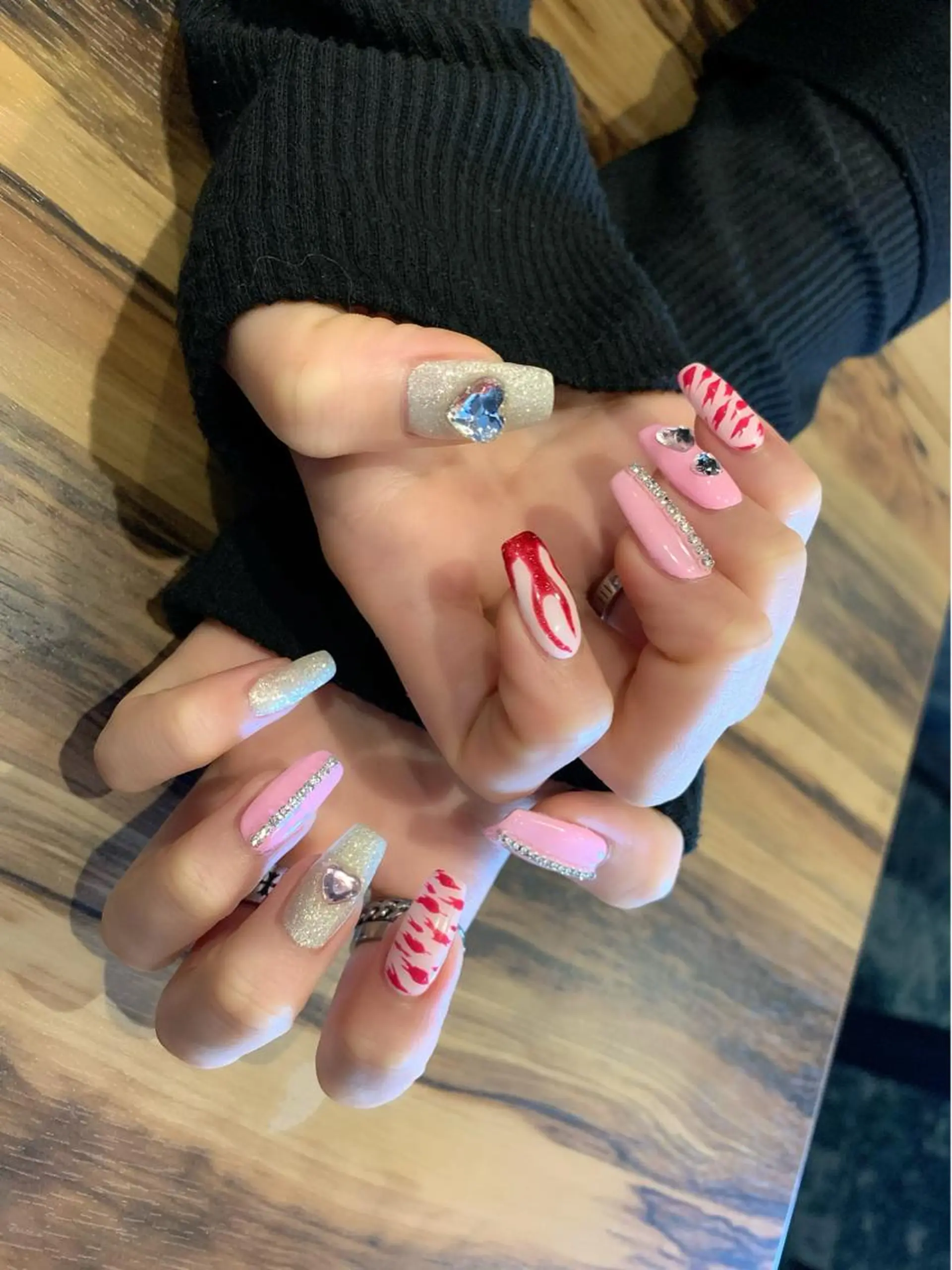 ネイル ピンク ハンドネイル Nail Salon R.N アールドットエヌ所属・R.N アールドットエヌのネイルデザイン