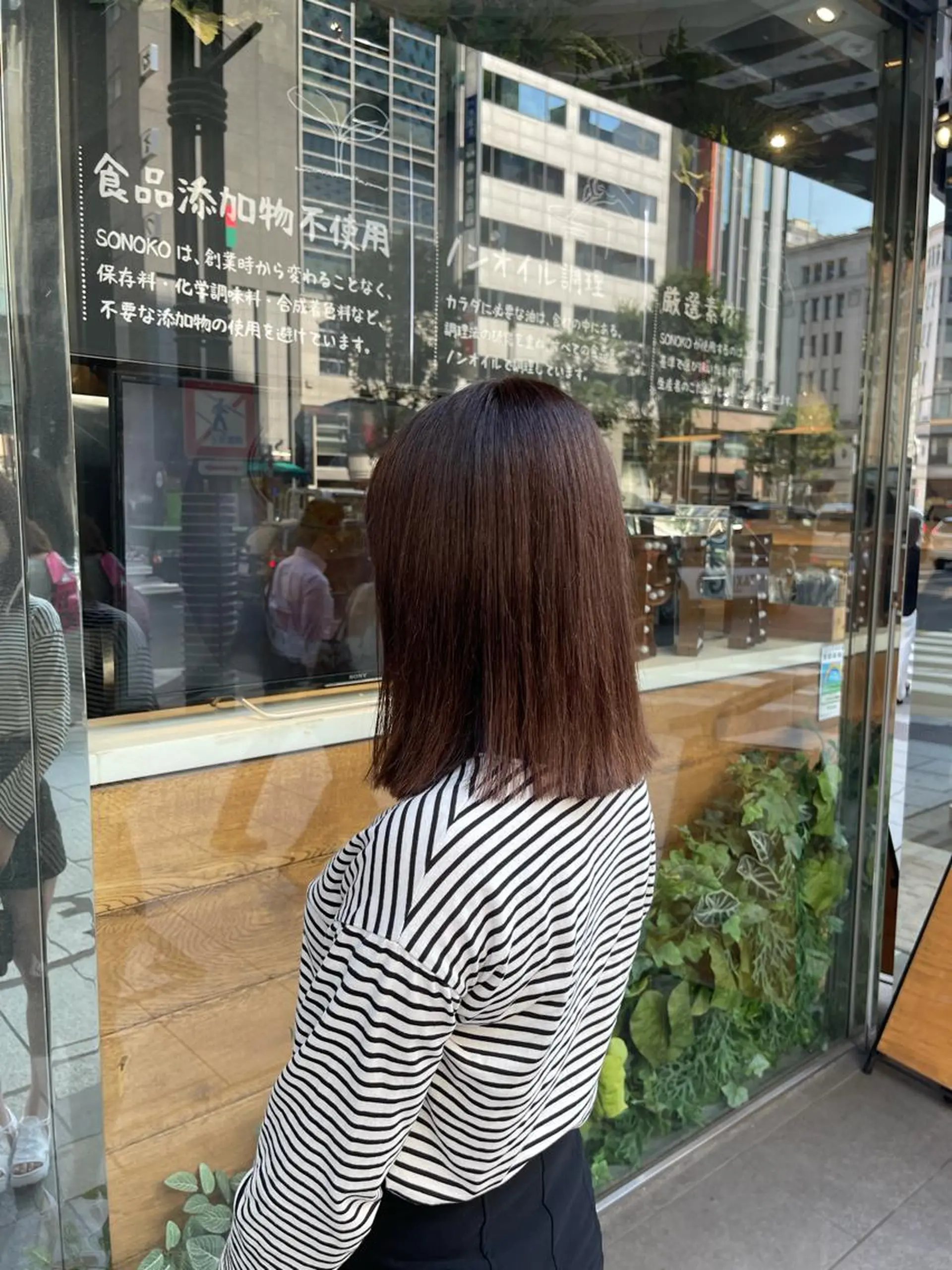 カラー TENSHO 原宿　ハイトーンのヘアスタイル