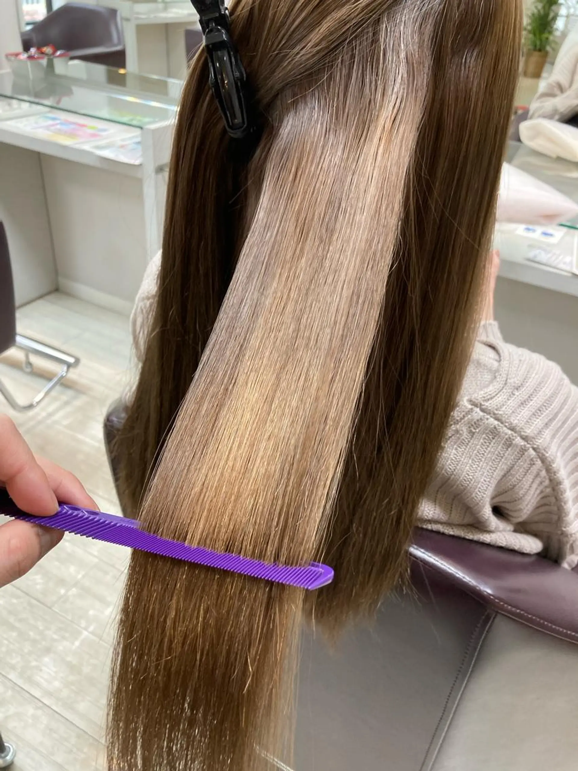 ロング トリートメント タカギ　タツキ 縮毛矯正/髪質改善のヘアスタイル