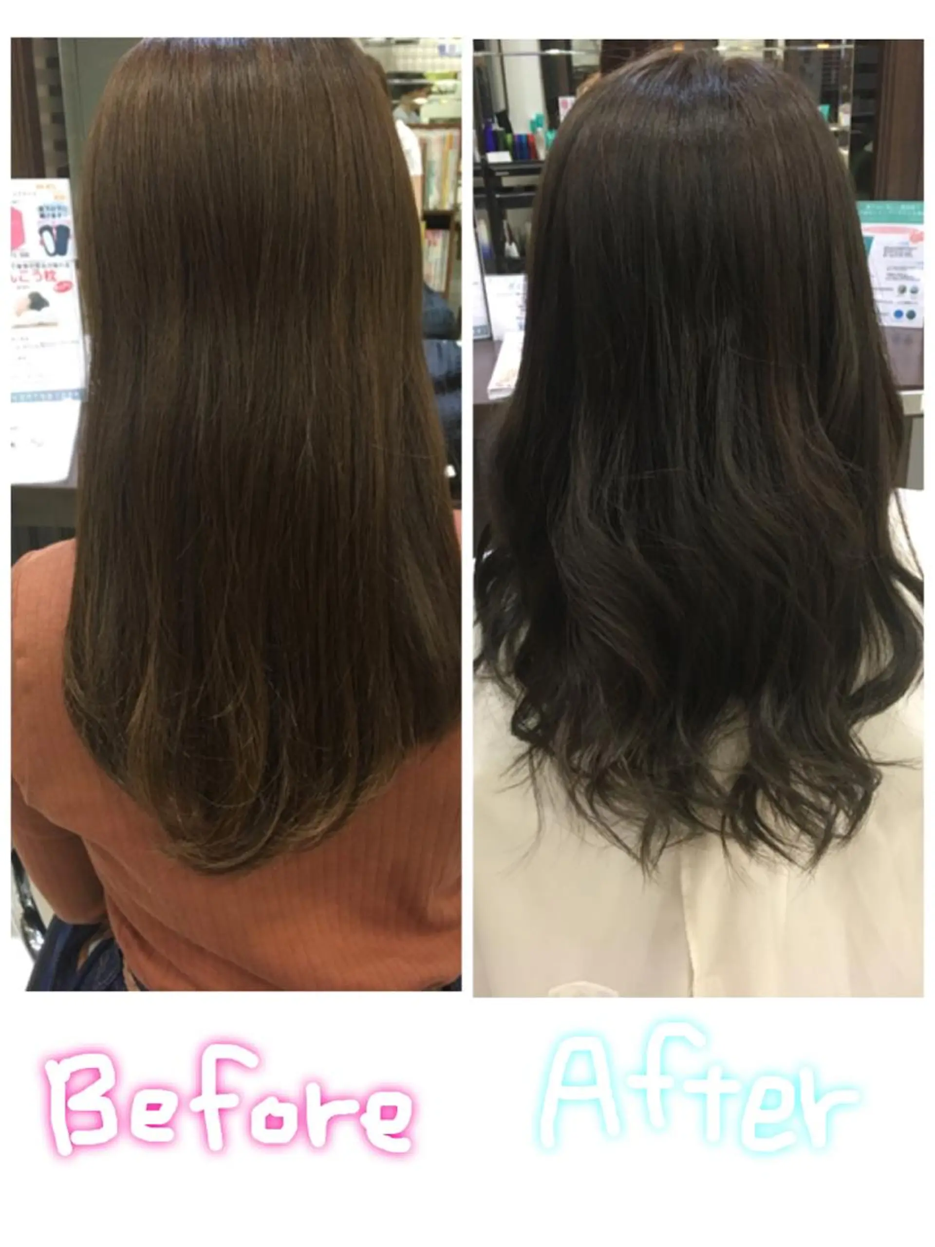 セミロング カラー アッシュ hair＆make cocoRo所属・今井 詩織のヘアスタイル