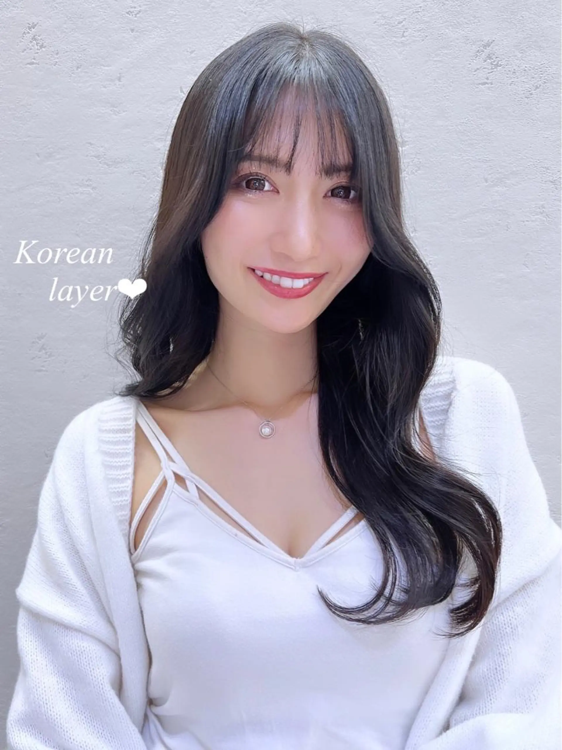 ロング カラー カット トリートメント 韓国ヘア×髪質改善 /yoshikaのヘアスタイル