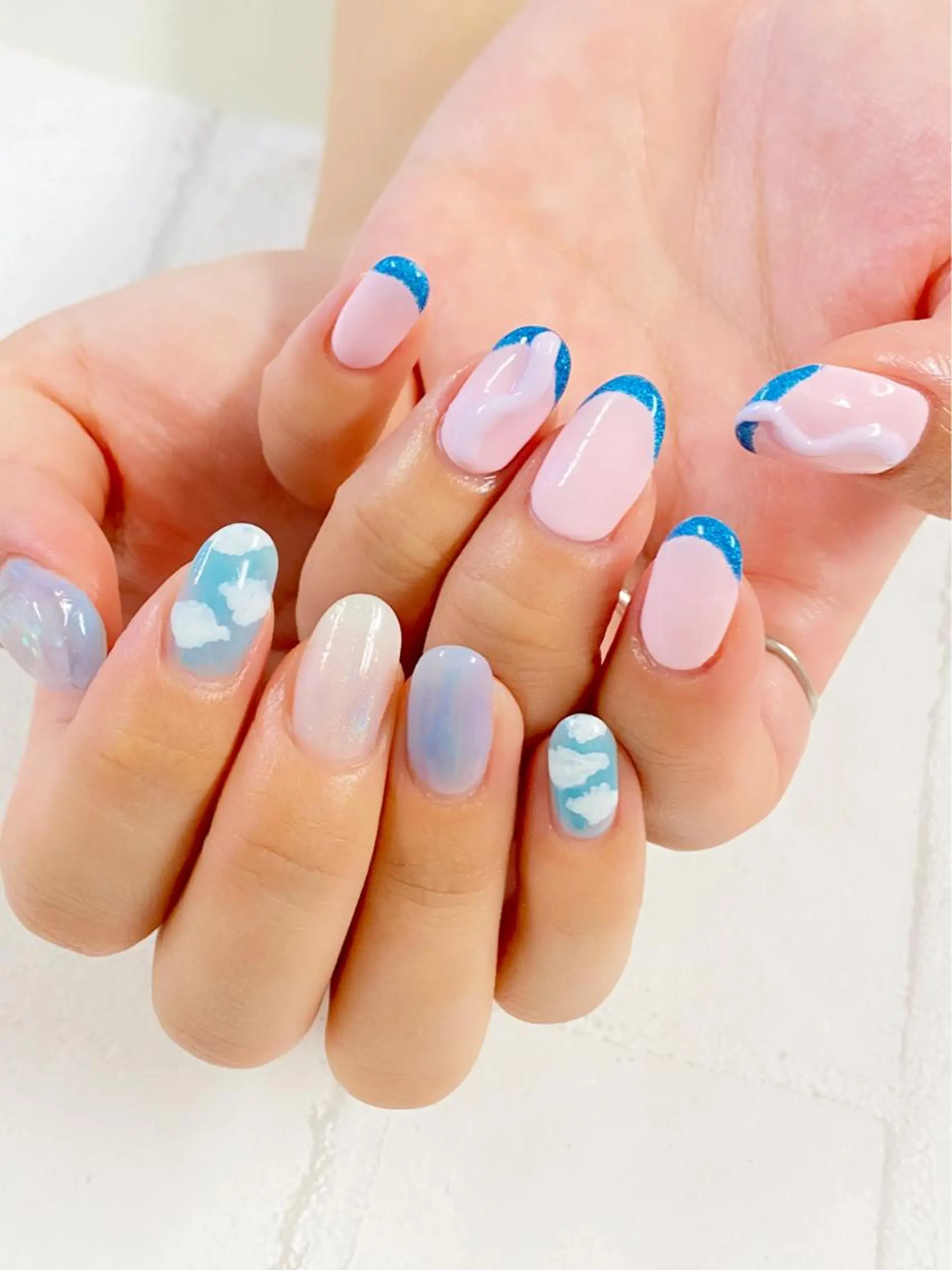 カラー ネイル パステルネイル KIREIE NAILSのネイルデザイン