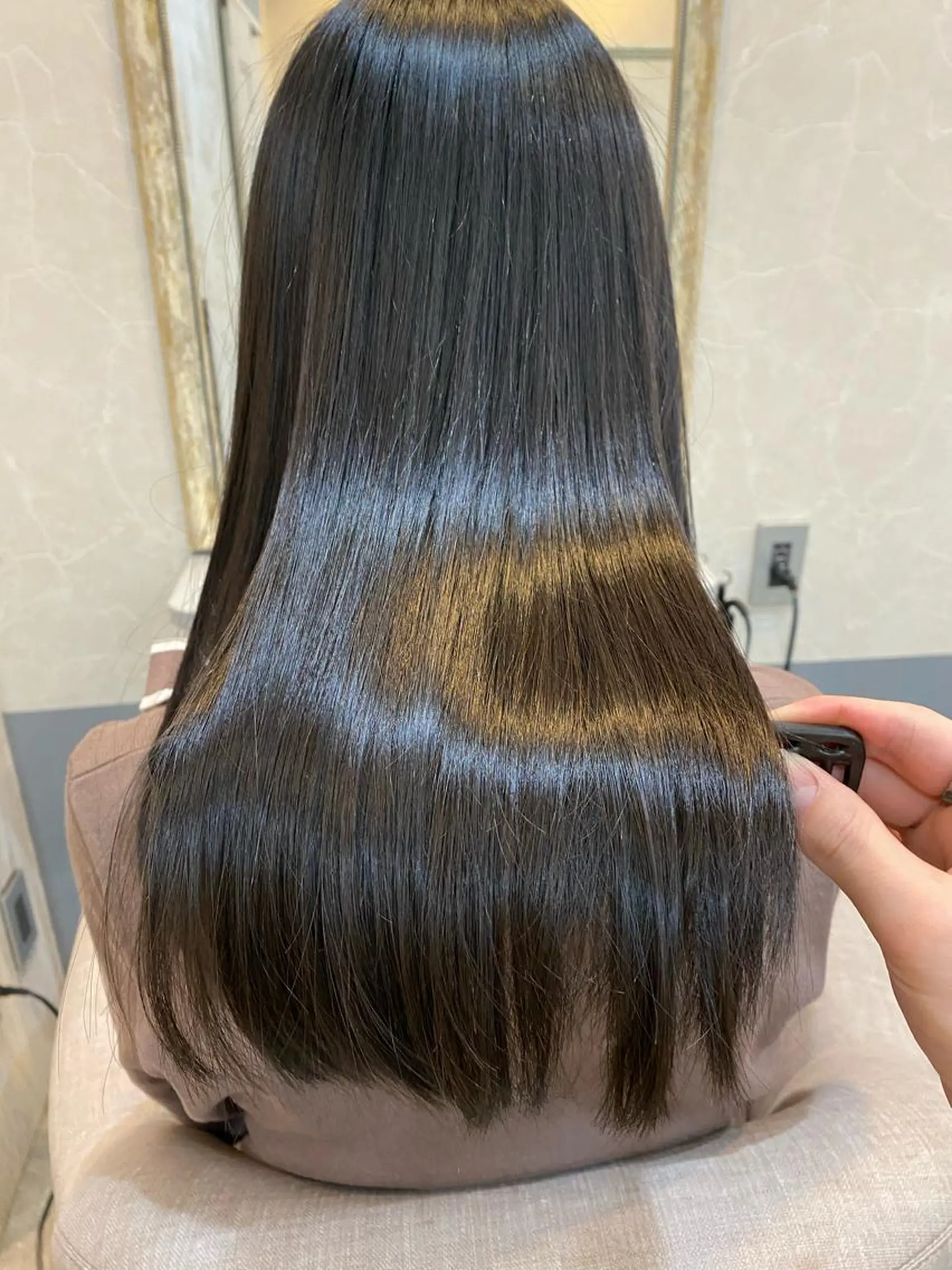 ロング カラー カット ヘアカラー トリートメント 艶髪/髪質改善/ 縮毛矯正/北島のヘアスタイル