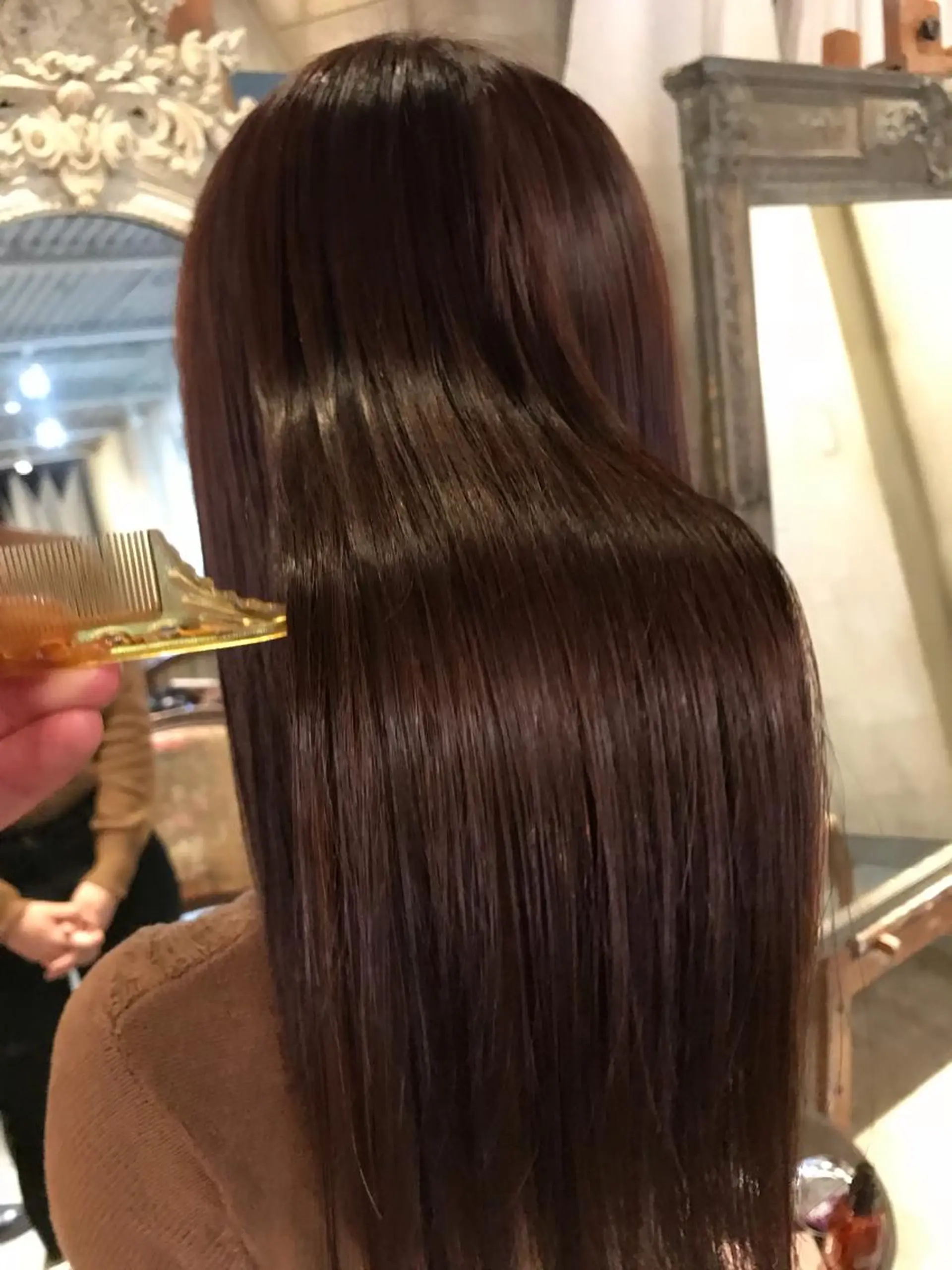 ロング 縮毛矯正 こう ちゃんのヘアスタイル