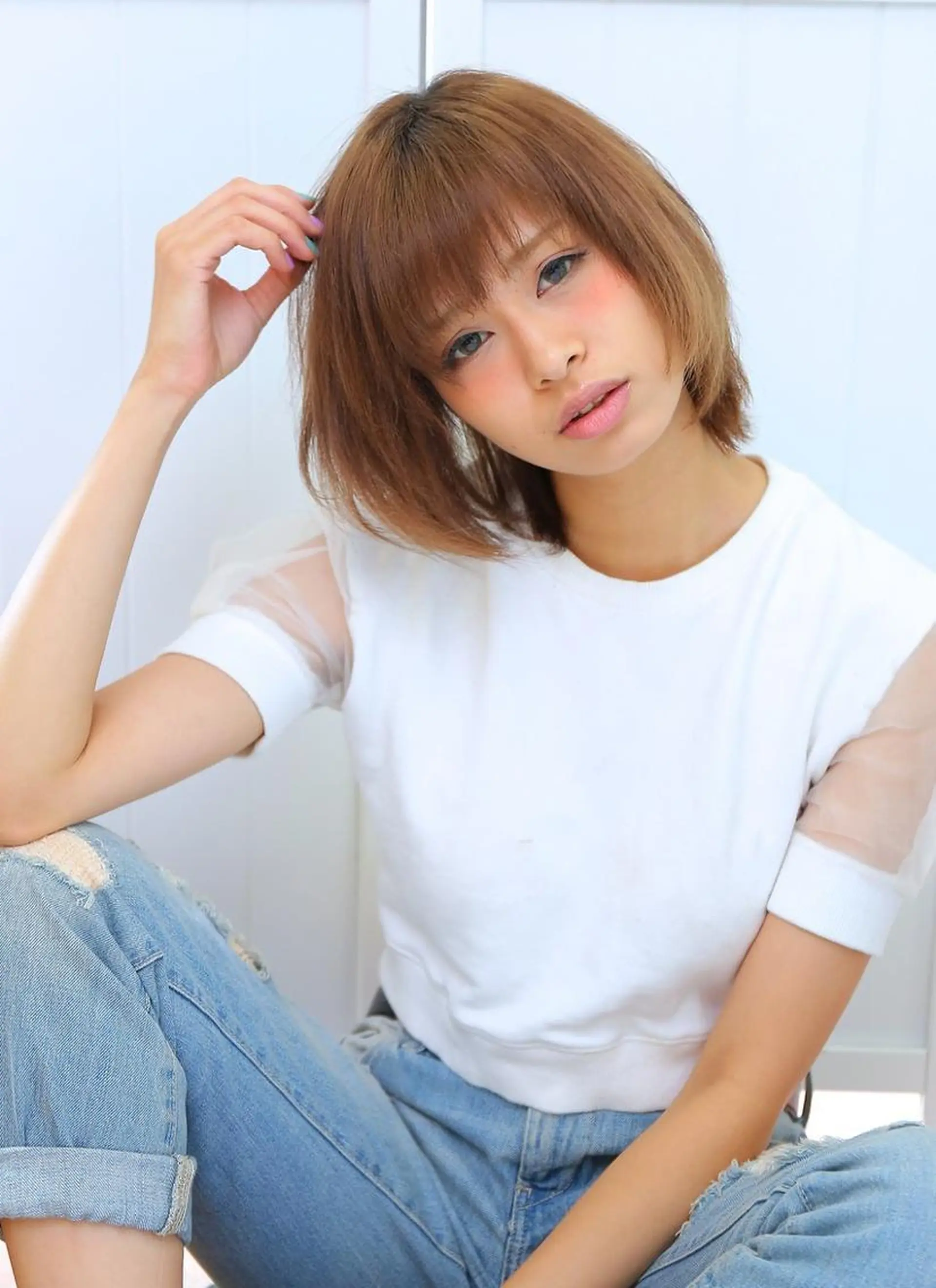 ショート ココバイファニック 関内のヘアスタイル