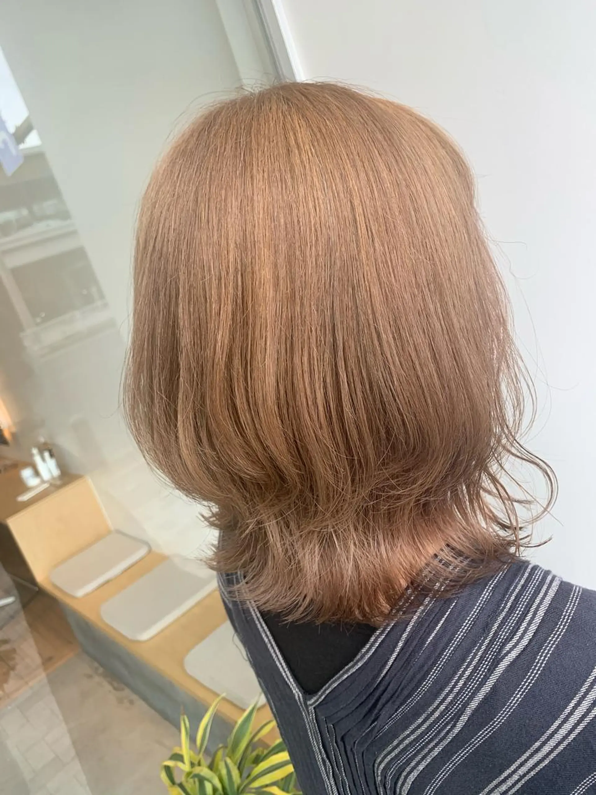 カラー ベージュカラー 村松 萌のヘアスタイル