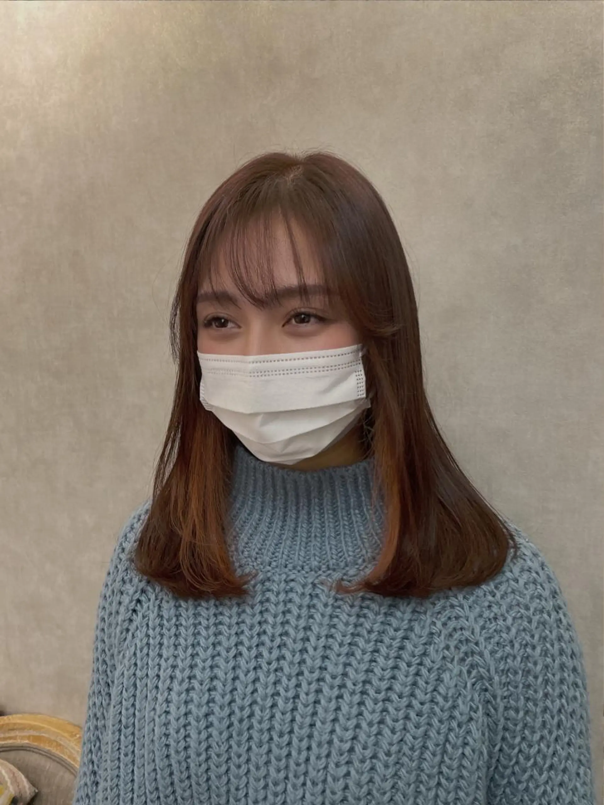 セミロング カラー カット ヘアカラー ［パサつき改善］＊ 髪質改善ケアサロン＊のヘアスタイル