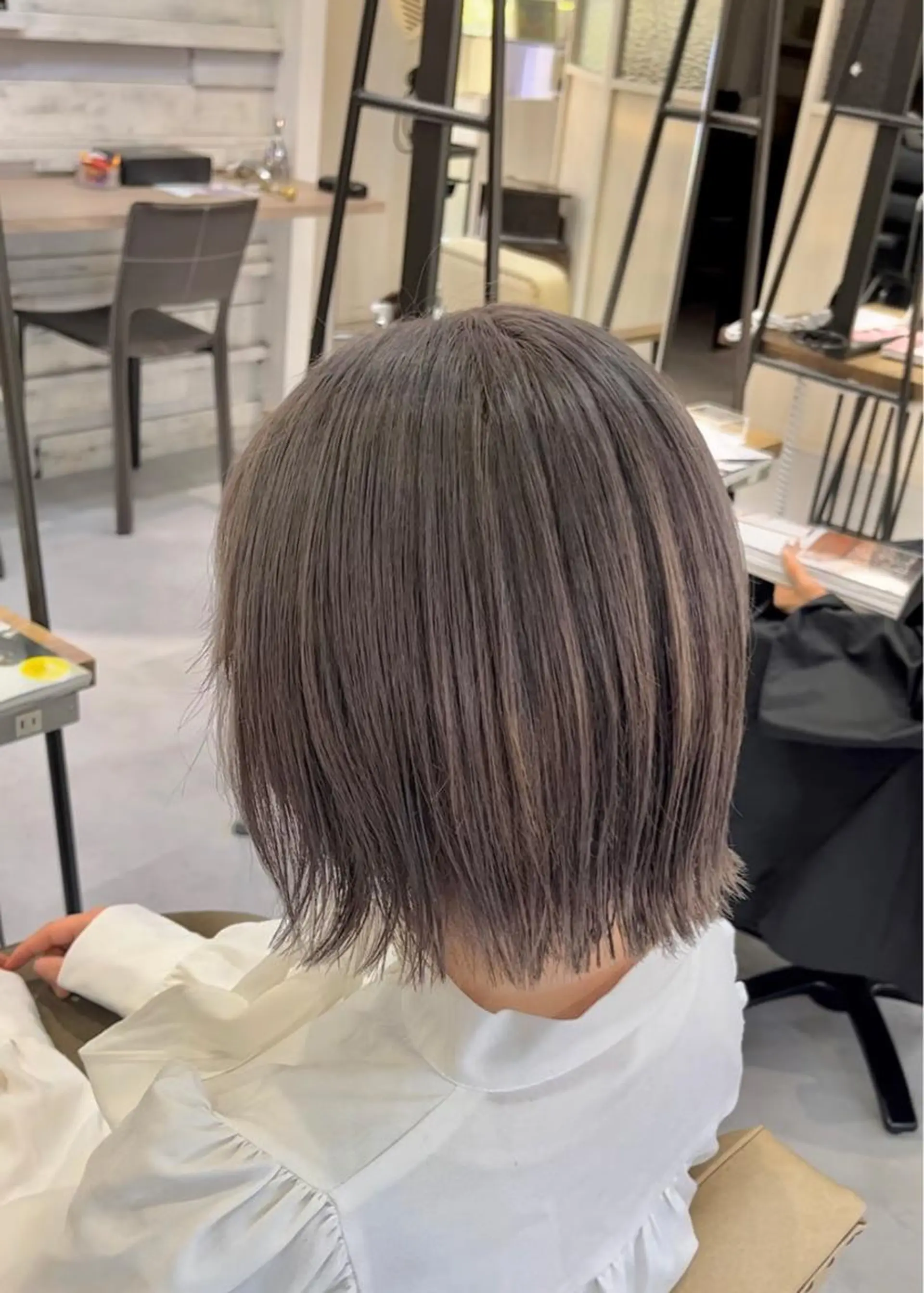 ショート 縮毛矯正/髪質改善 斉藤春のヘアスタイル