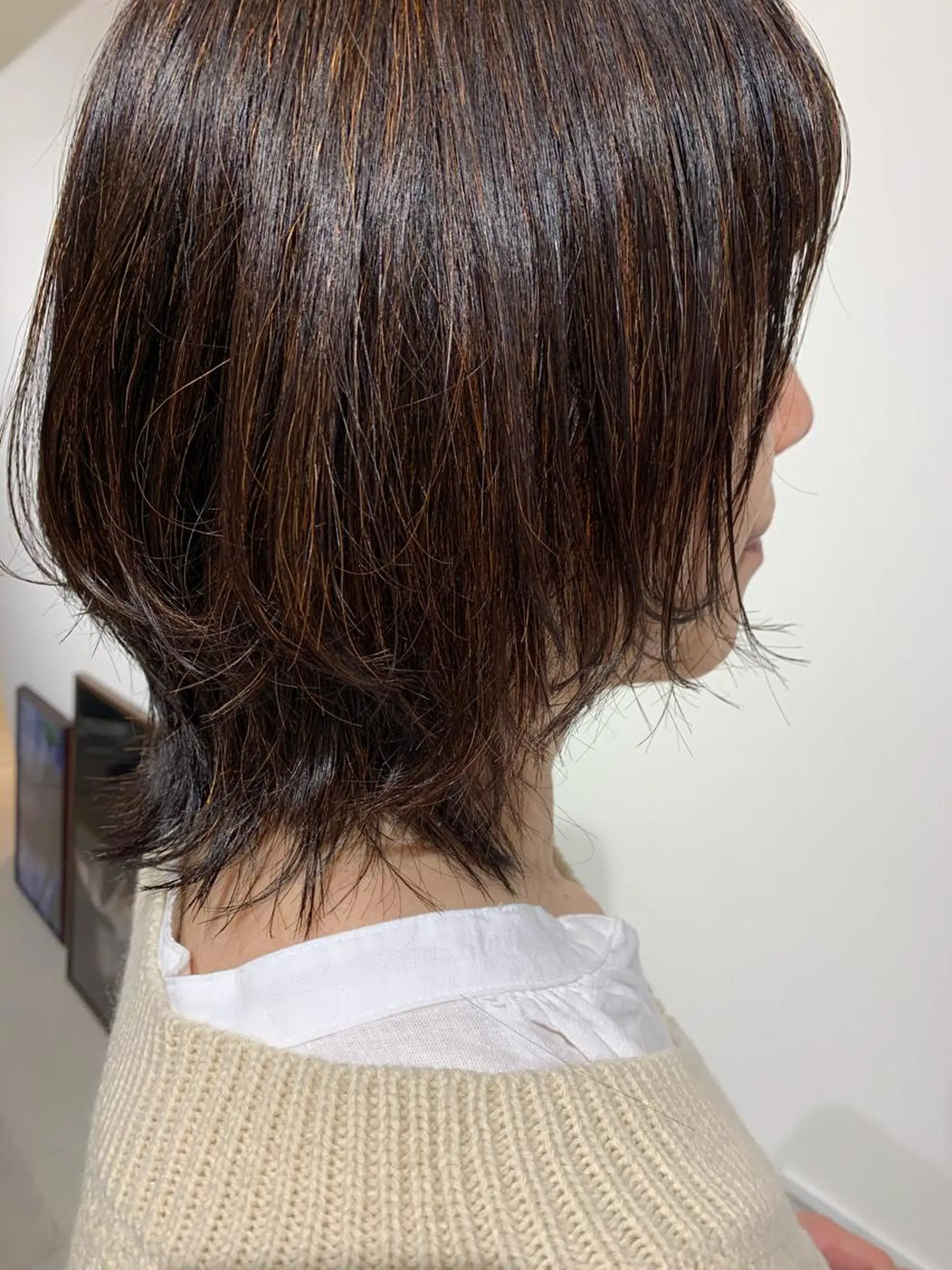 ミディアム ANY／SUE 千葉パーマのヘアスタイル