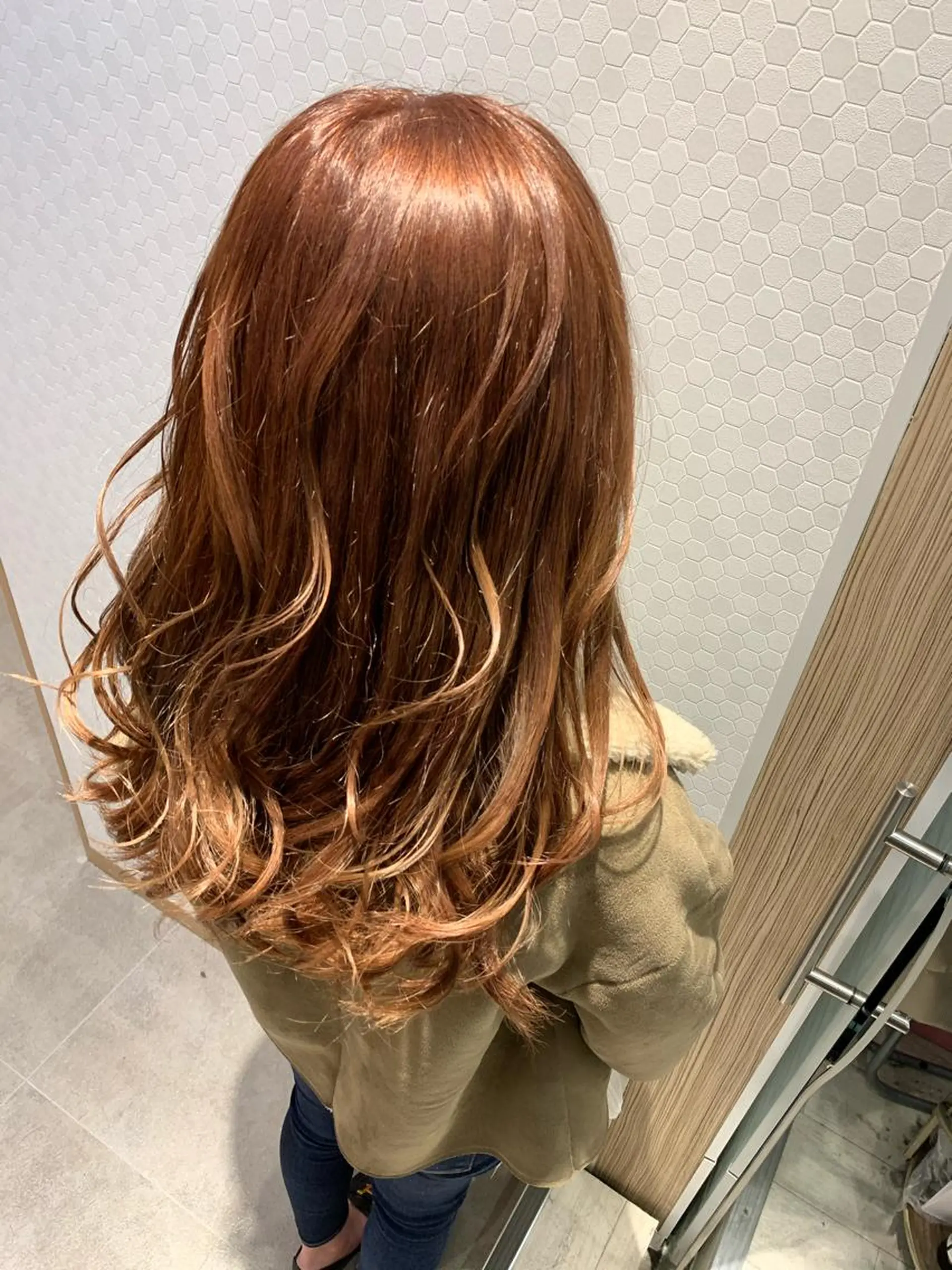 ロング カラー 大橋 一智のヘアスタイル
