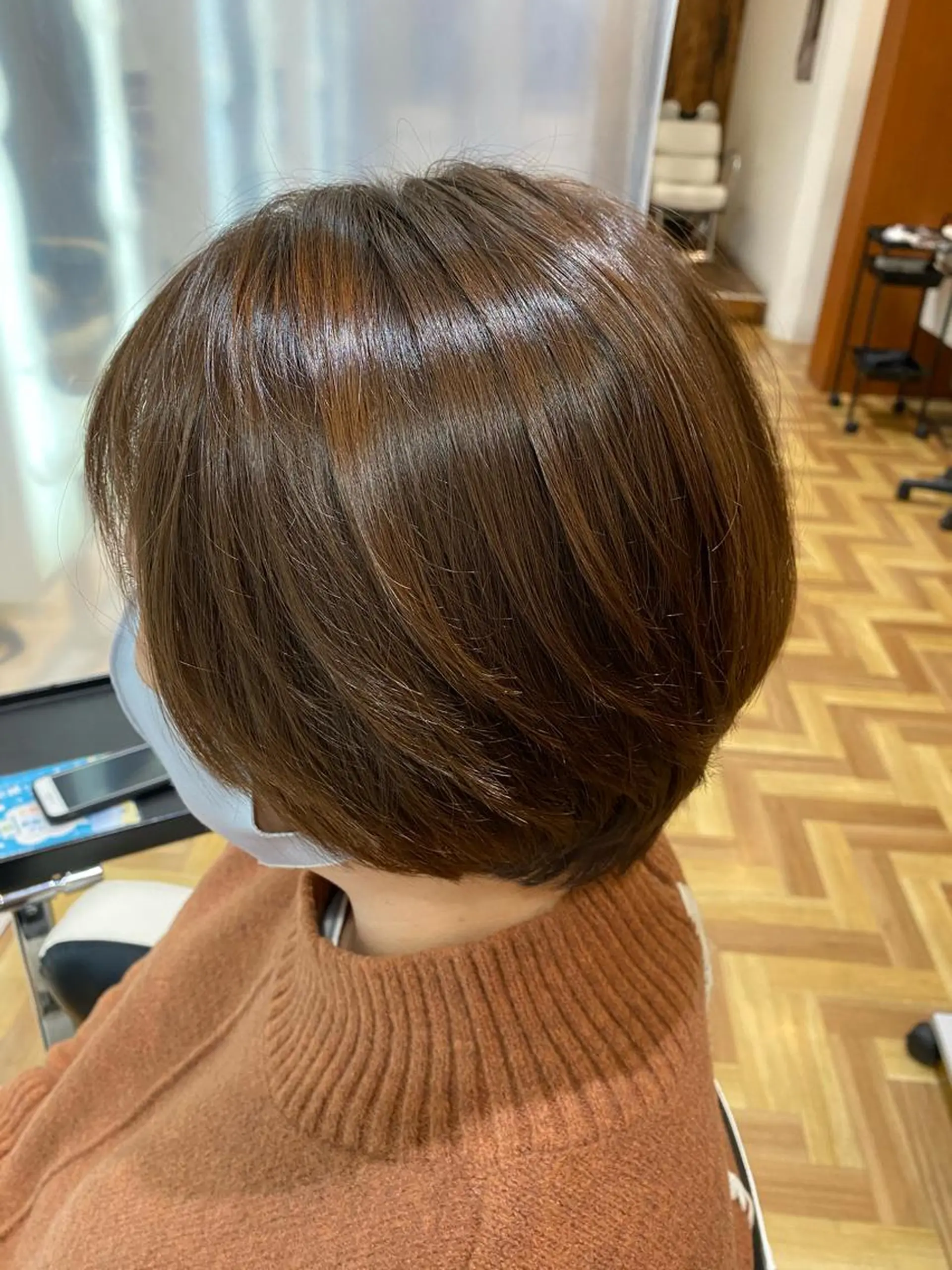 ミディアム トリートメント 金沢 広美のヘアスタイル