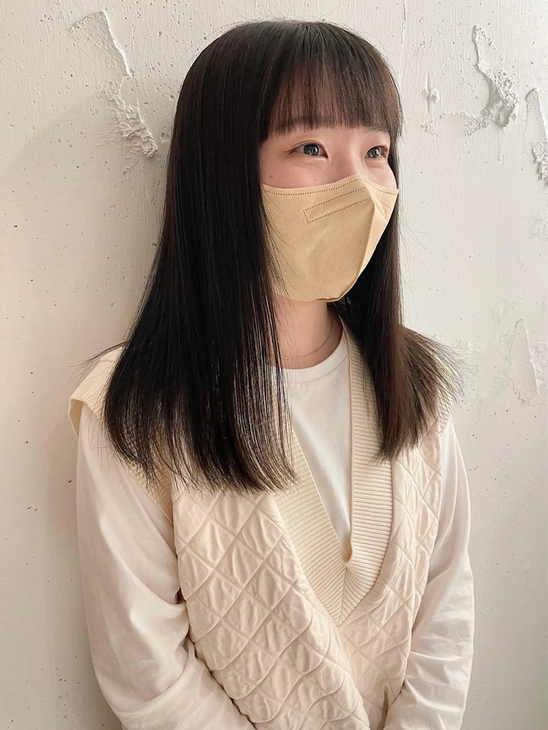 セミロング カラー 透明感カラー 透明感color 🥣suzunaのヘアスタイル