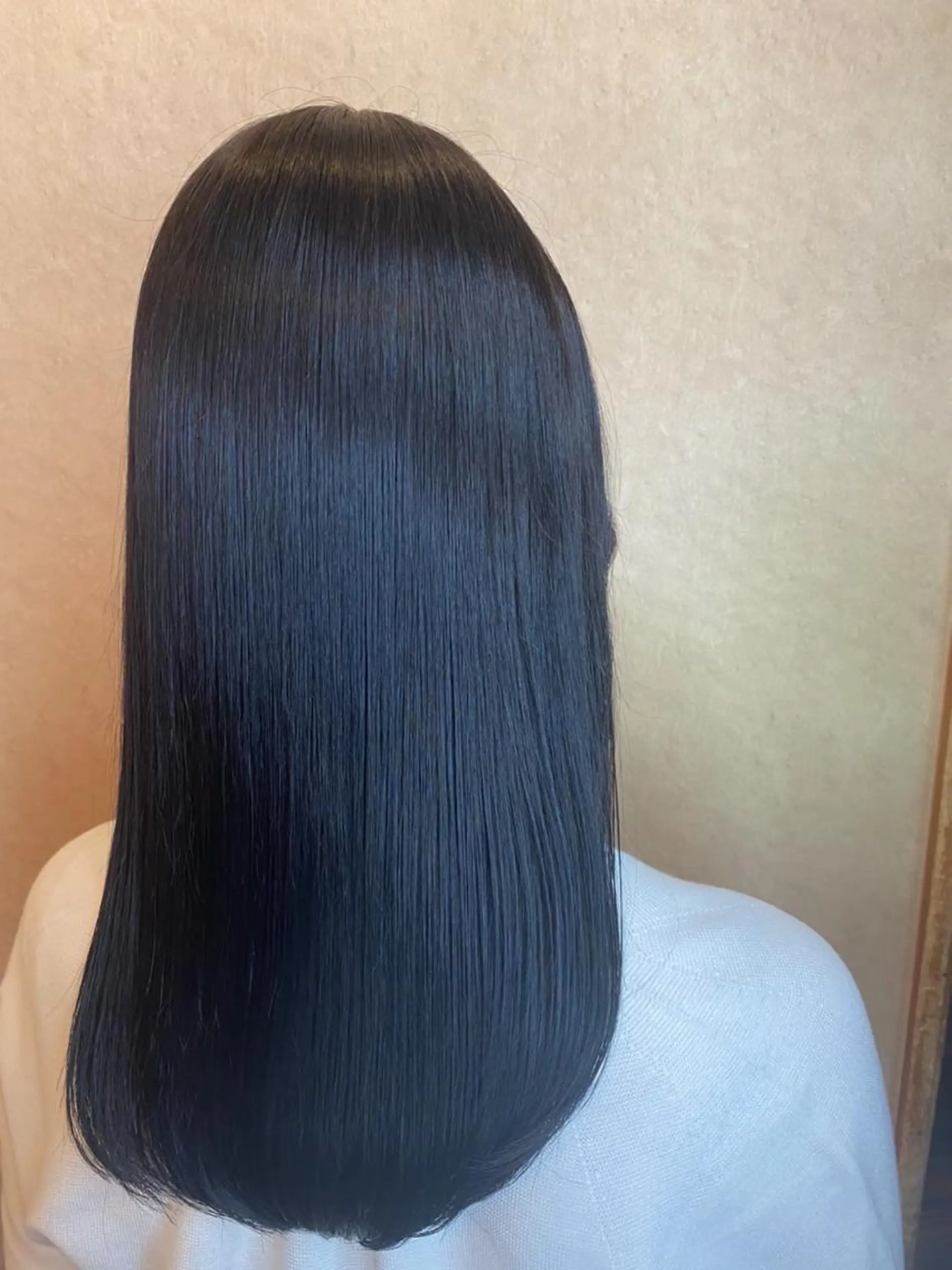 セミロング 縮毛矯正 hair make avantiのヘアスタイル