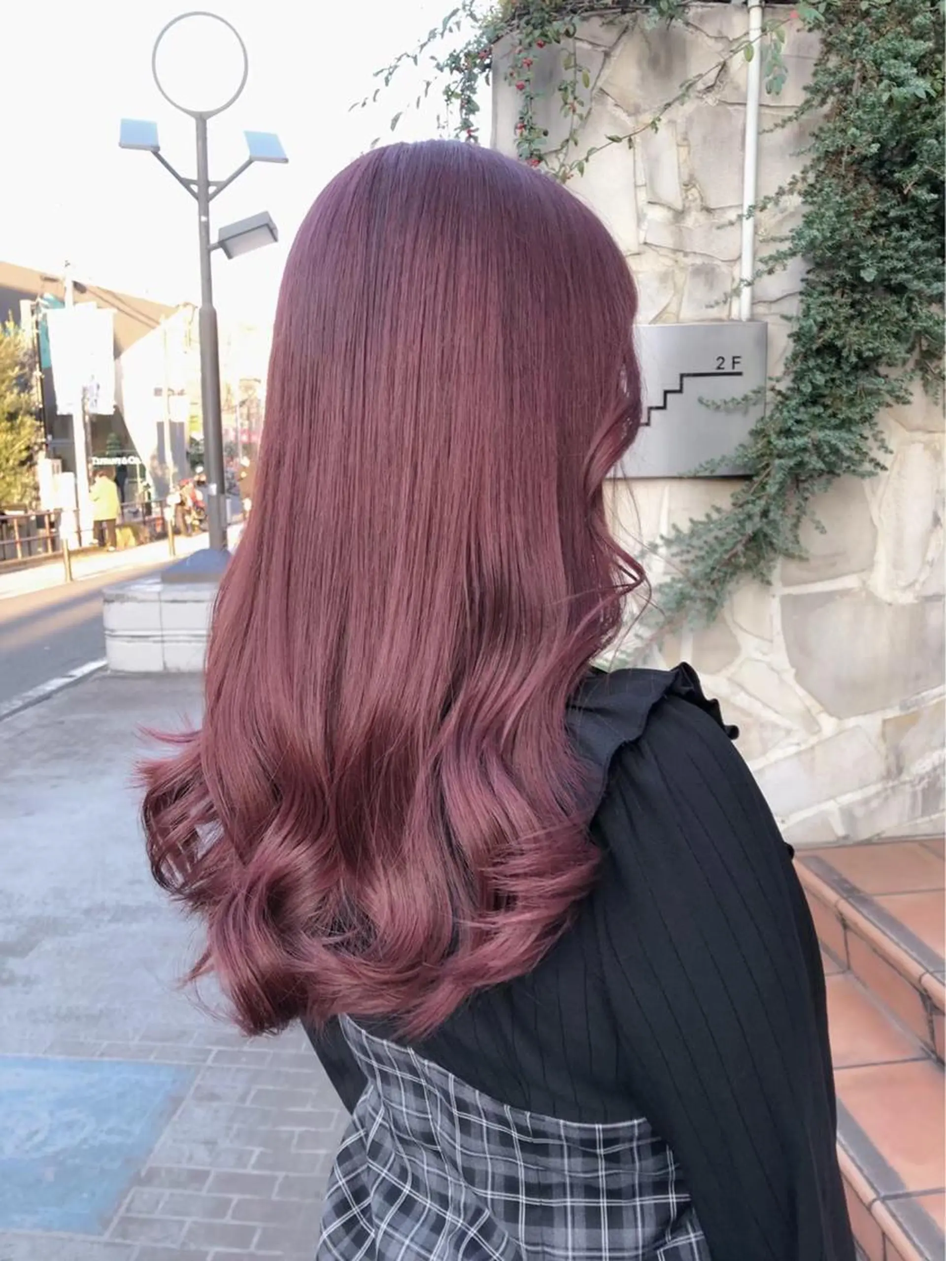 ロング カラー ヘアアレンジ ヘアカラー トリートメント ヘアセット 韓国ヘア 🦋KIRA🦋のヘアスタイル
