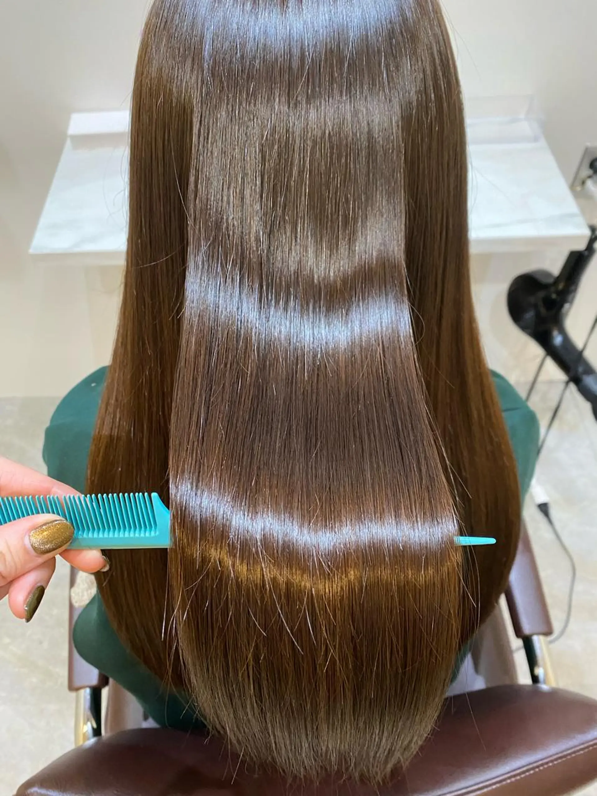 ロング カット ヘアカラー トリートメント 【髪質改善　艶髪】 布川　莉穂のヘアスタイル