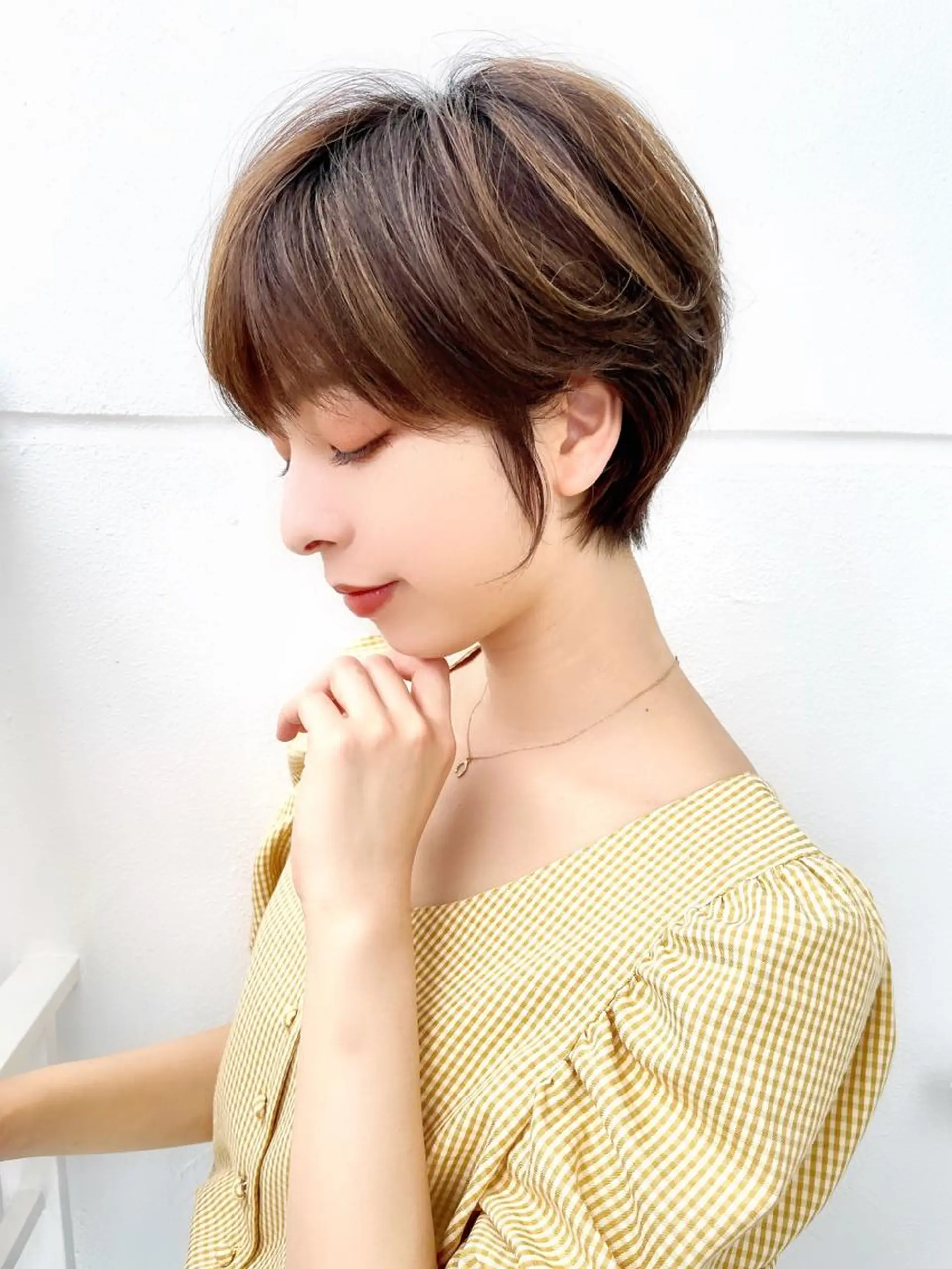 ショート カラー ショートヘア カット LucksiMie 銀座店所属・【韓国 レイヤー 髪質改善✨】かずのヘアスタイル