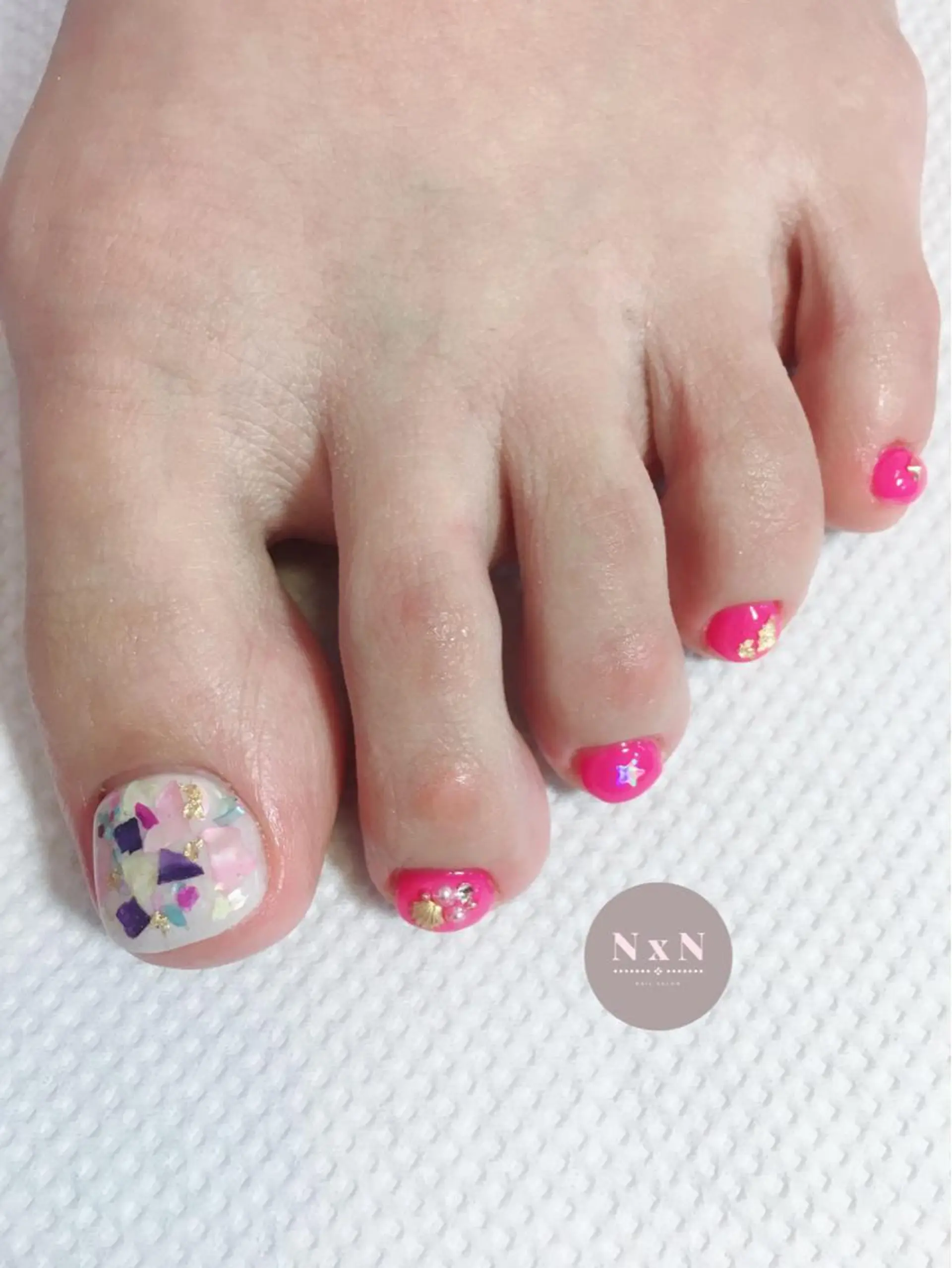 ネイル フットネイル nail salon N×Nのネイルデザイン