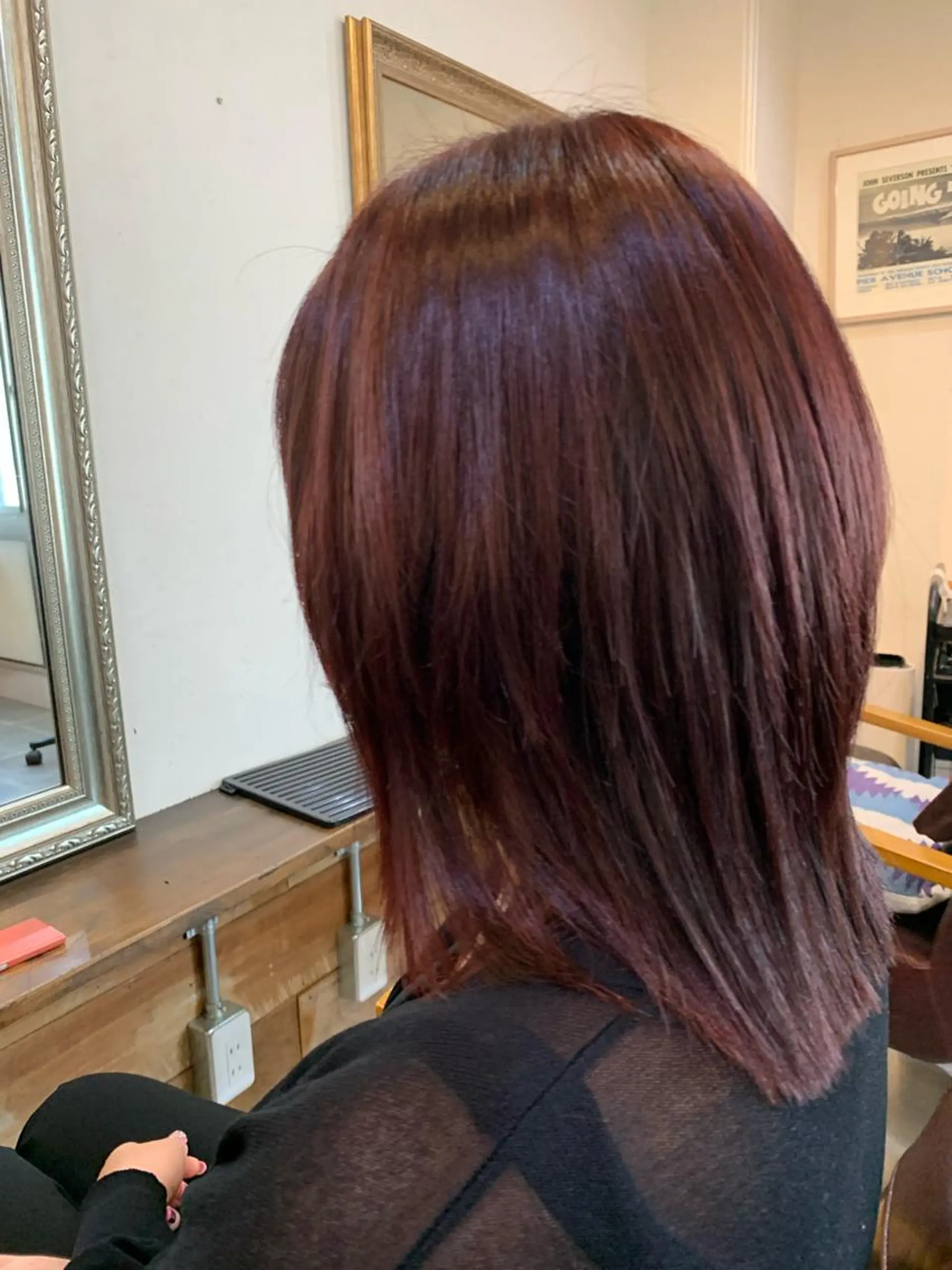 ミディアム ヘアカラー トリートメント CECIL hair なんば店所属・メンズパーマ 艶髪☆店長☆有馬のヘアスタイル