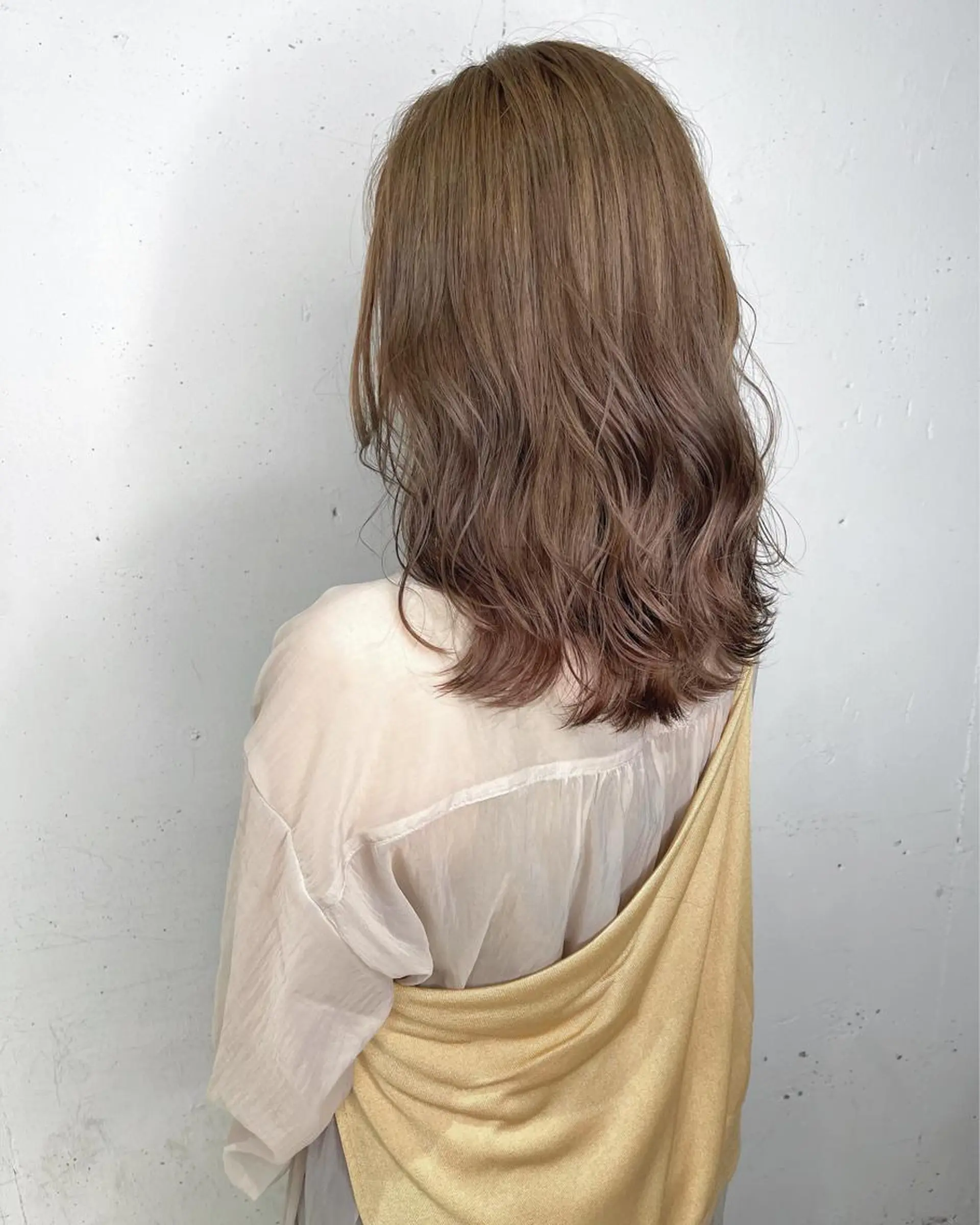 セミロング カラー flammeum 藤枝店所属・RINO 🌙トレンドスタイルのヘアスタイル