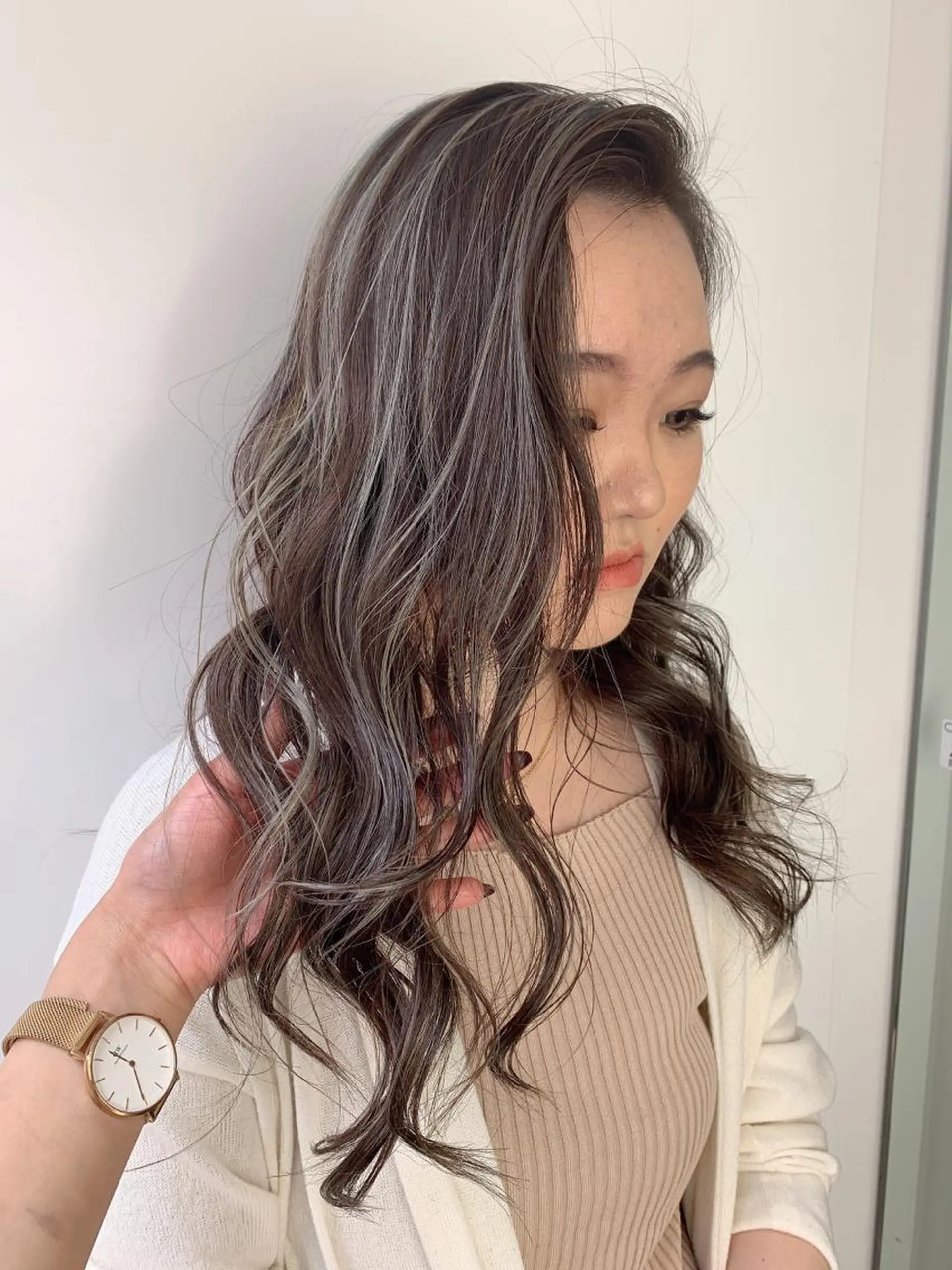 ロング カラー パーマ ヘアアレンジ メンズ MELIA所属・まつげと眉MELIA 鈴木のマツエク・マツパデザイン