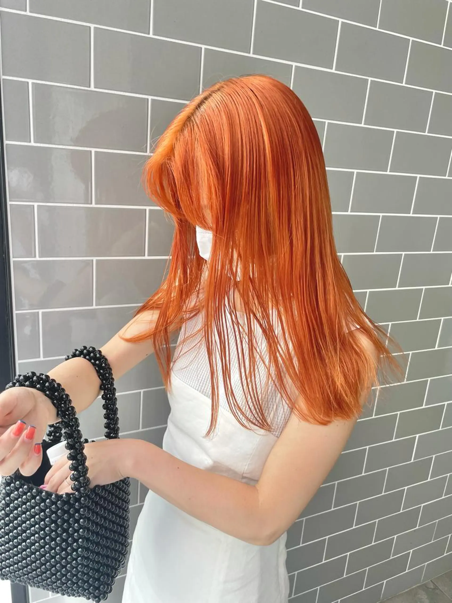 ロング カラー LANVERY所属・うる艶ヘア💐 艶ハイトーン💐彩夏のヘアスタイル