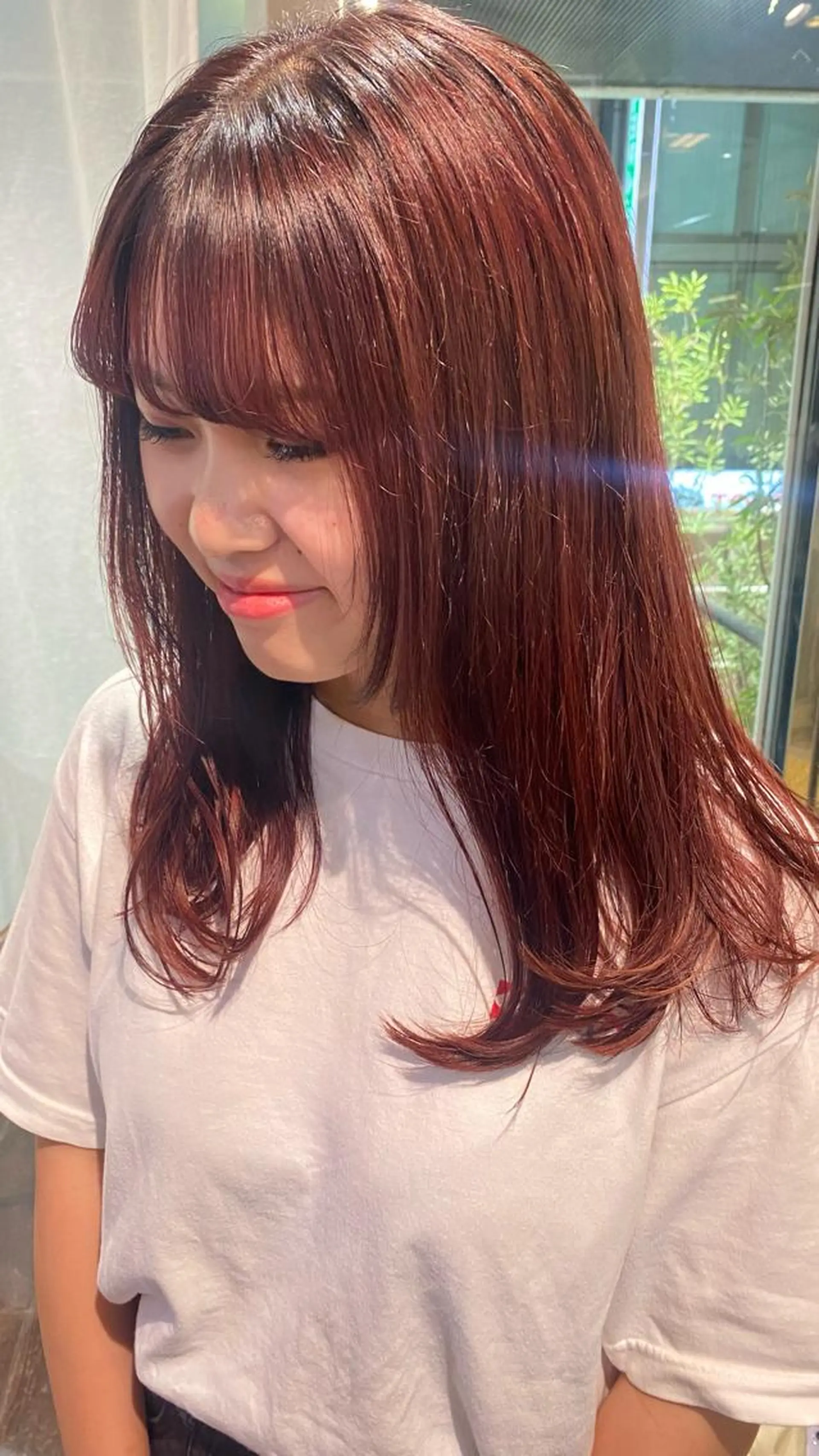 ミディアム カラー ブリーチ ケアブリーチ ダブルカラー イヤリングカラー グラデーションカラー designcolo r/似合わせNOKAのヘアスタイル