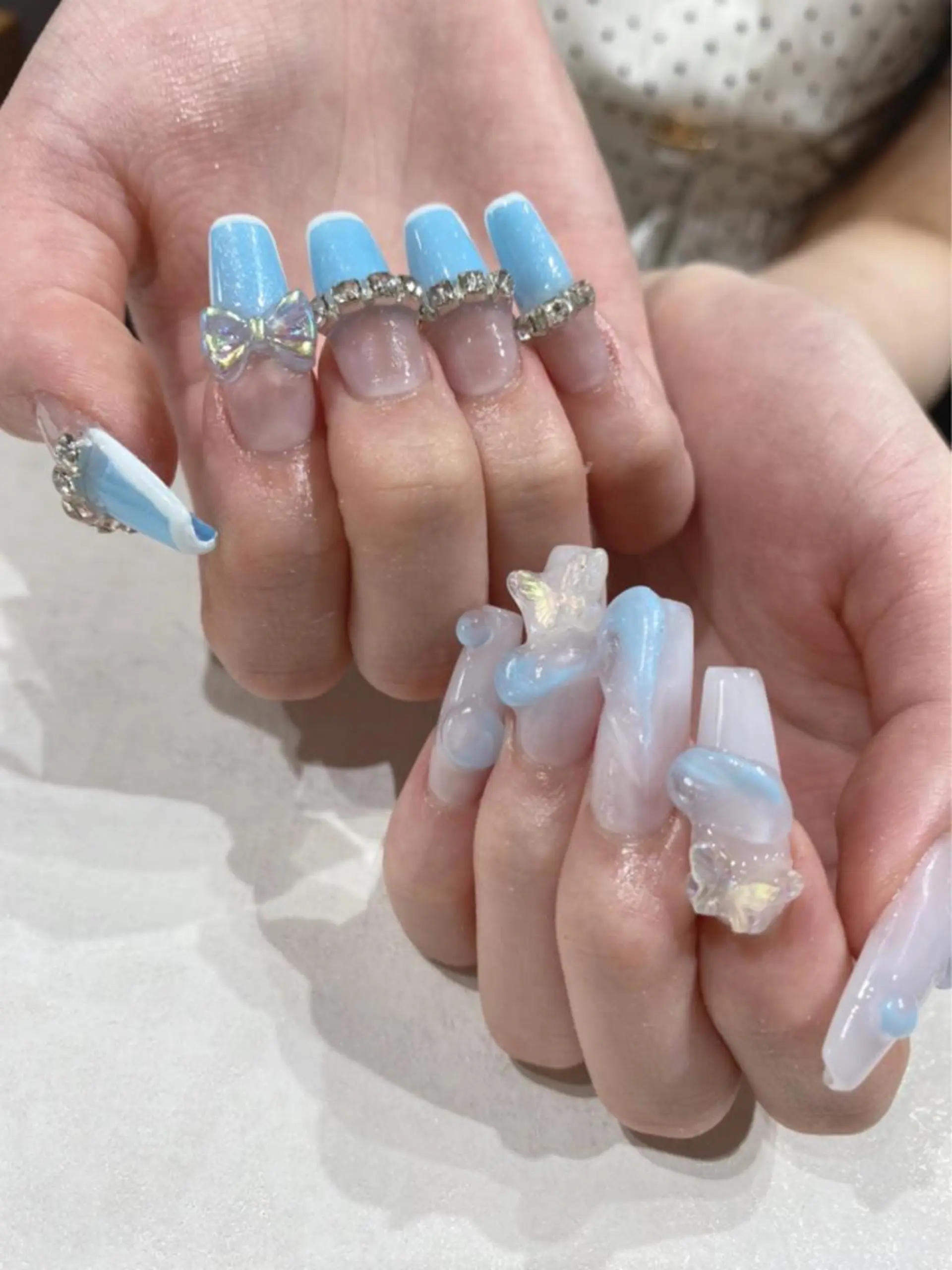 ロング ハンドネイル Nail R💫 naoのネイルデザイン
