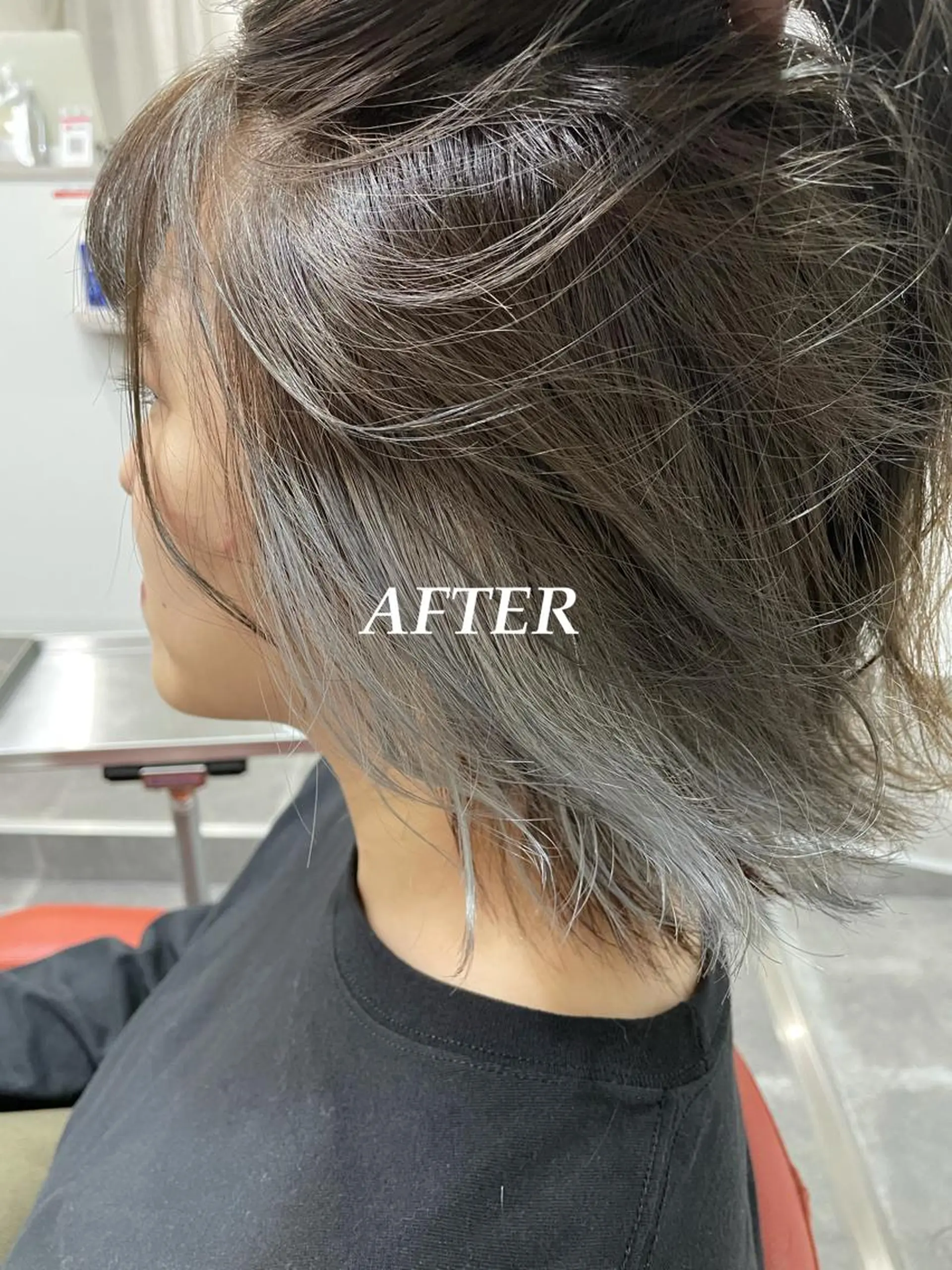 ショート カラー ブリーチ カット ヘアカラー トリートメント 森田 一平のヘアスタイル
