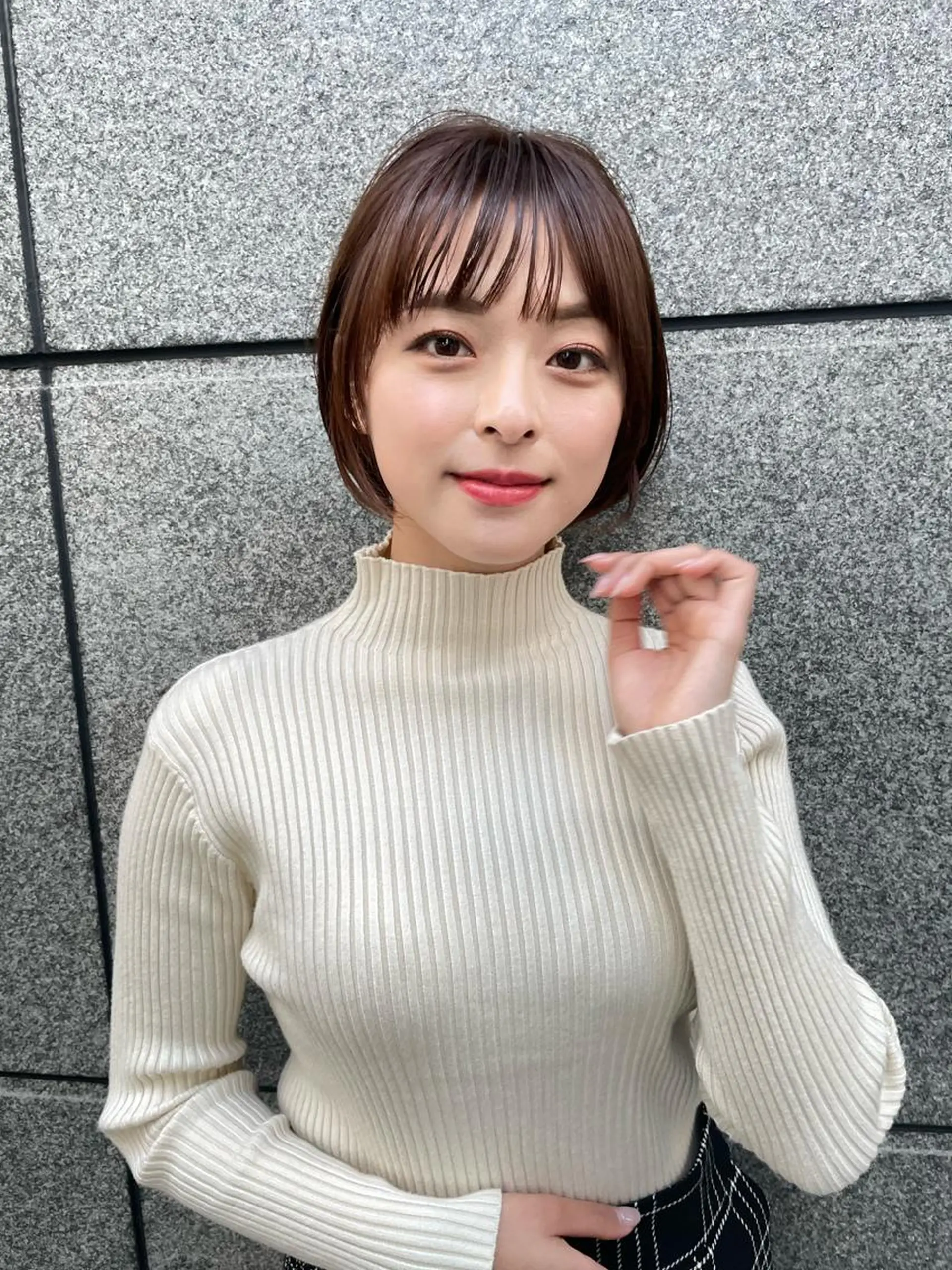 ショート カラー カット ヘアカラー 【韓国　レイヤー 髪質改善✨】かずのヘアスタイル