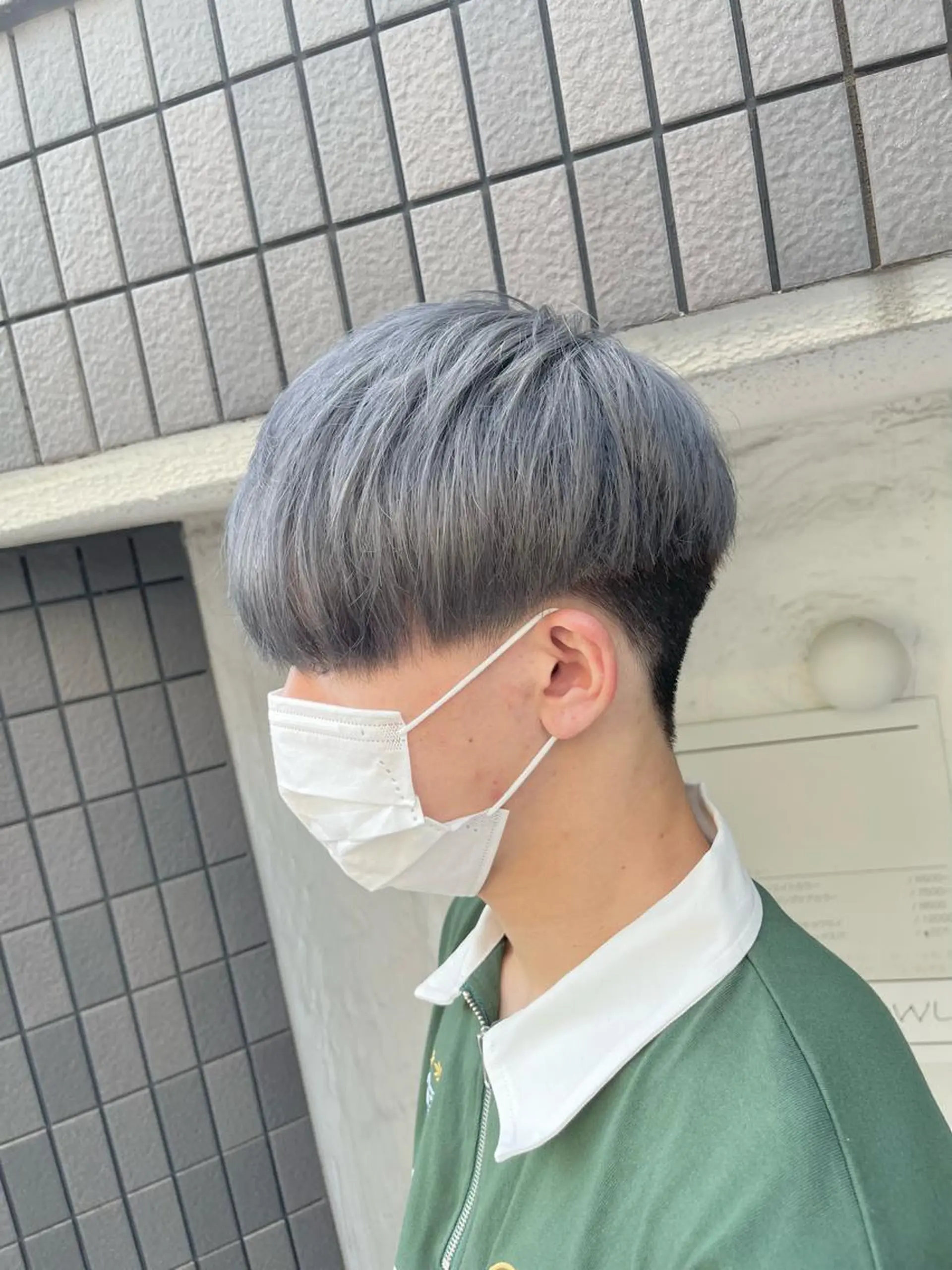 カラー メンズ アッシュ ヘアカラー FUJINO RYOのヘアスタイル