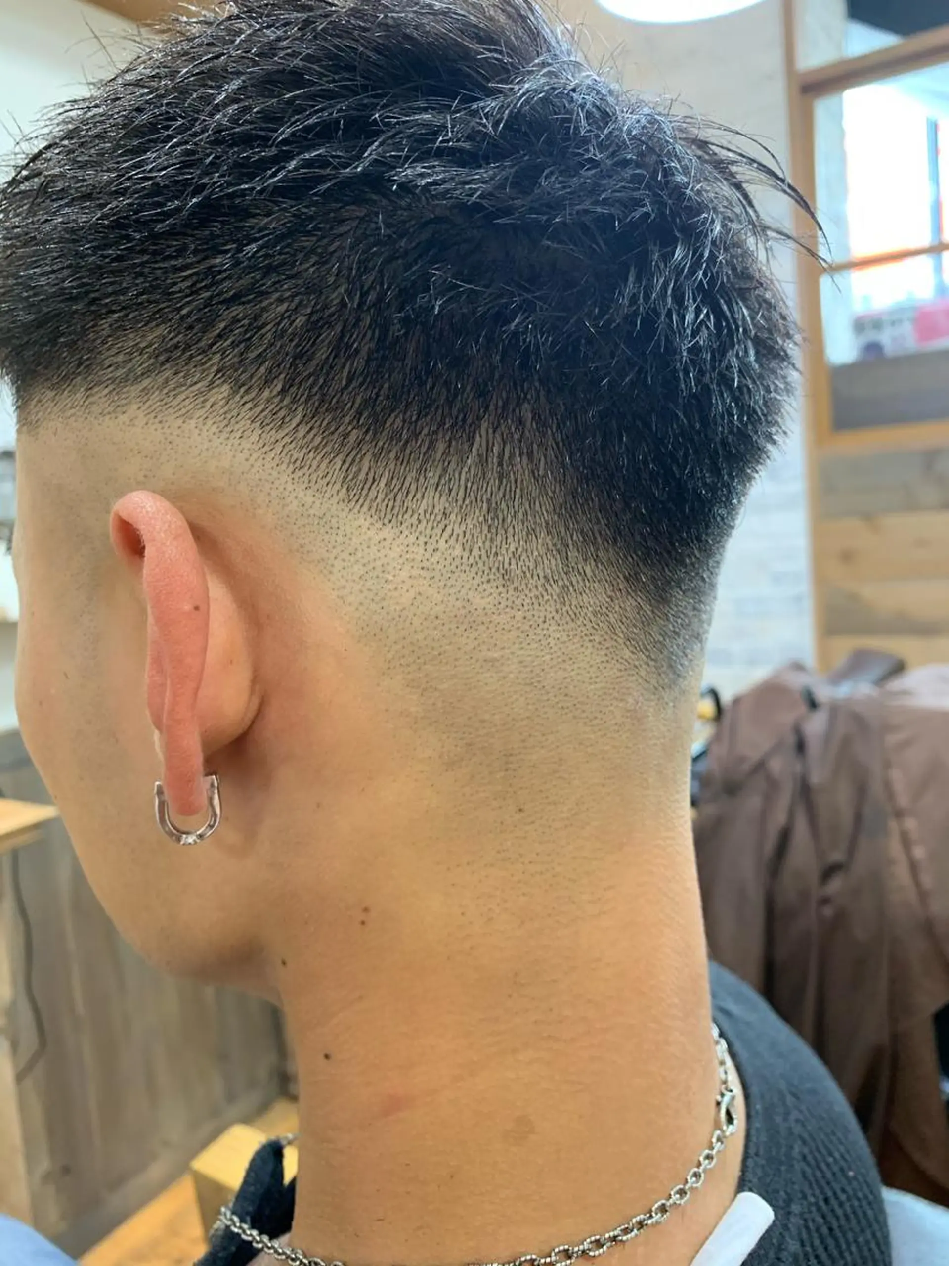 ショート メンズ メンズカット　パーマ 特化美容師　中野稜平のヘアスタイル