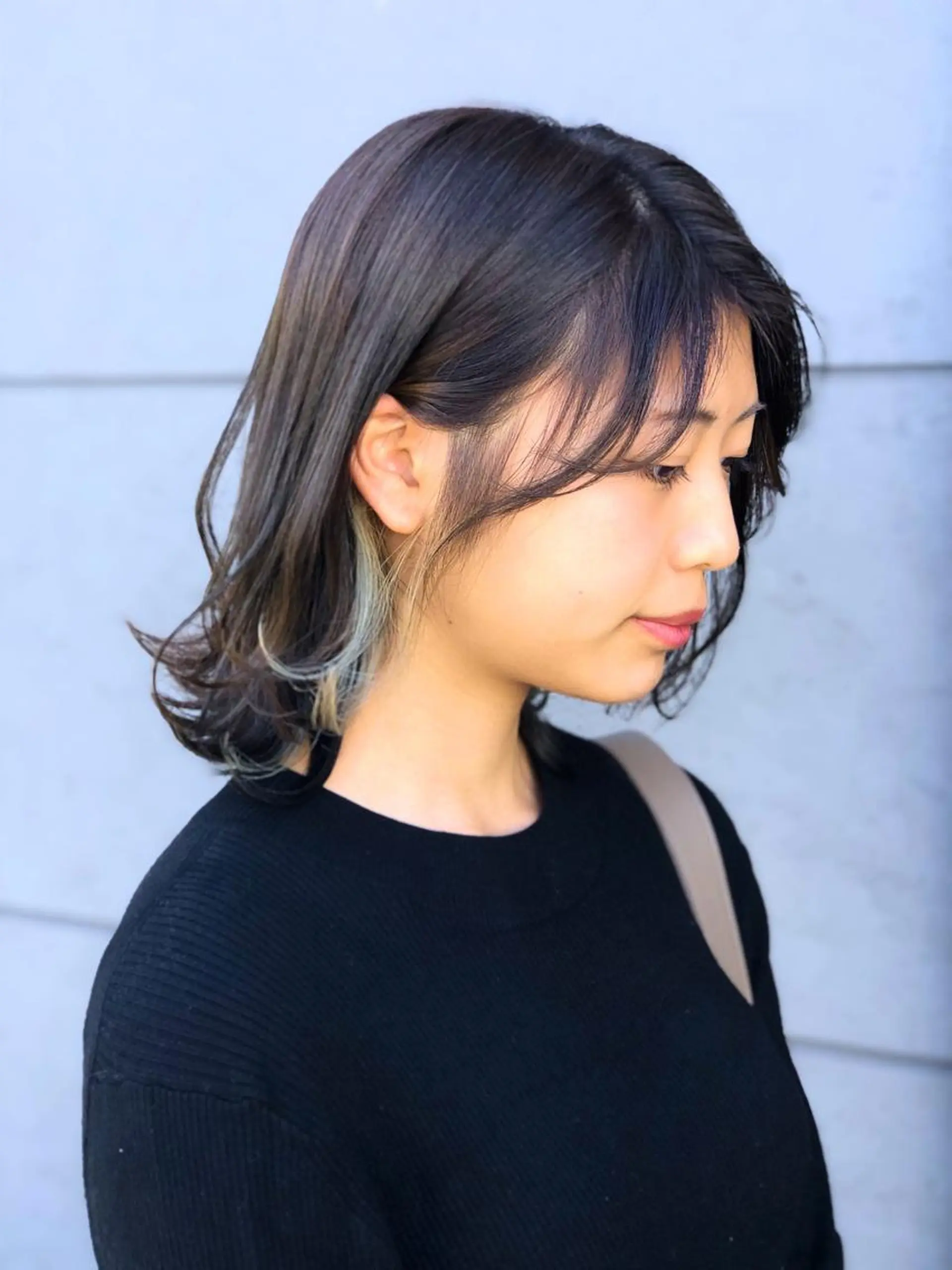 ミディアム ヘアカラー 柿本拓【全席完全個室 ログネオン】のヘアスタイル