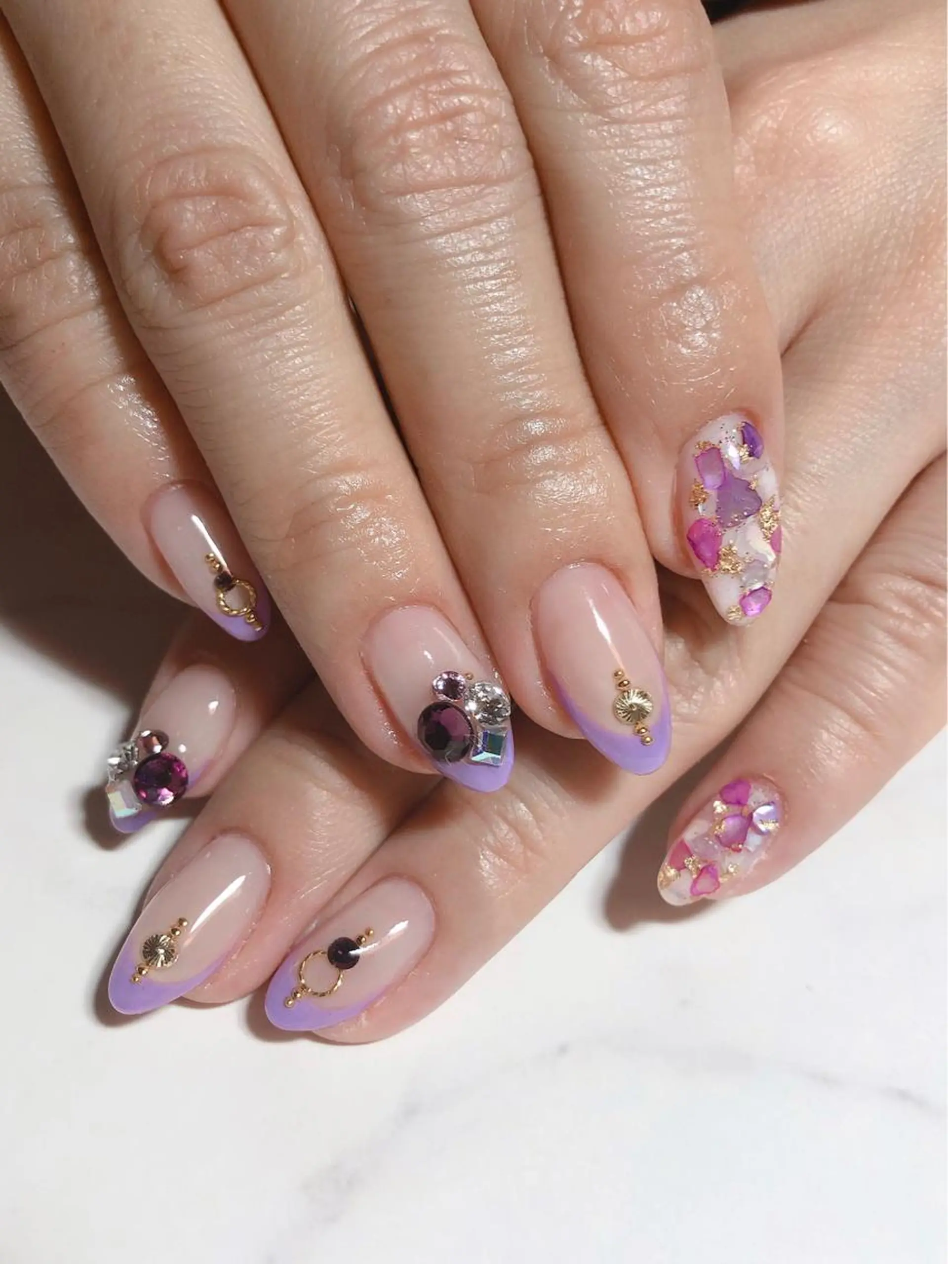 ネイル フレンチネイル ハンドネイル yumnail (ネイル&脱毛)のエステ・リラクイメージ