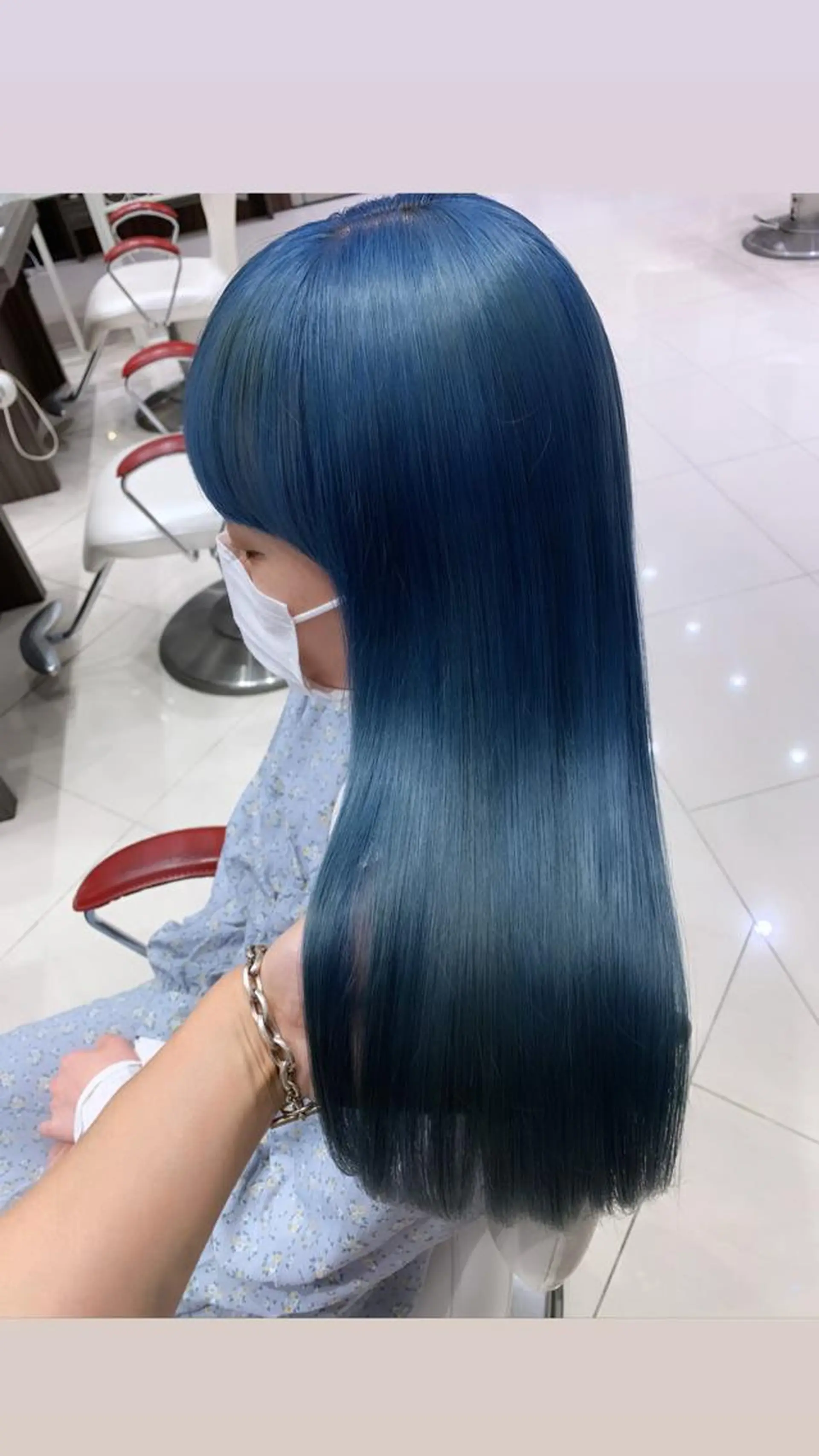 セミロング カラー ヘアカラー 古畑 佑悟のヘアスタイル