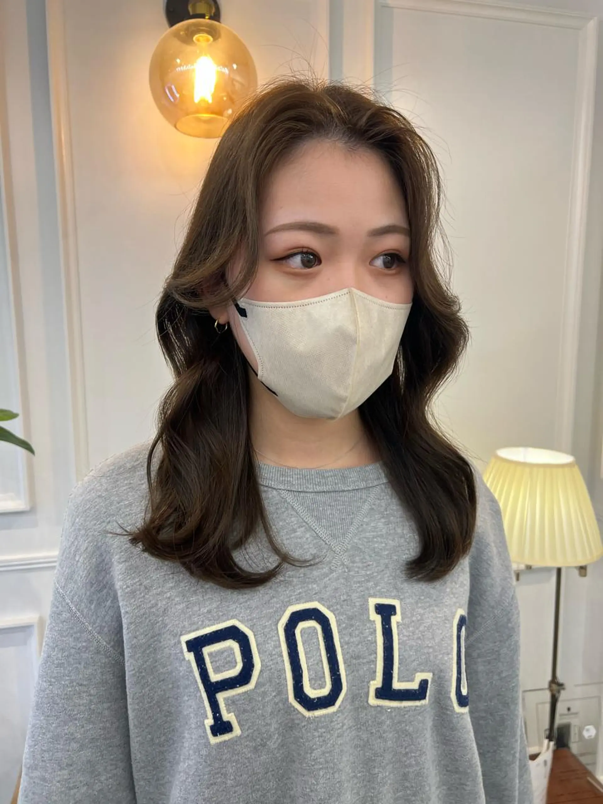 セミロング カット ヘアカラー トリートメント SANA推し美容師 CHISA🍒のヘアスタイル