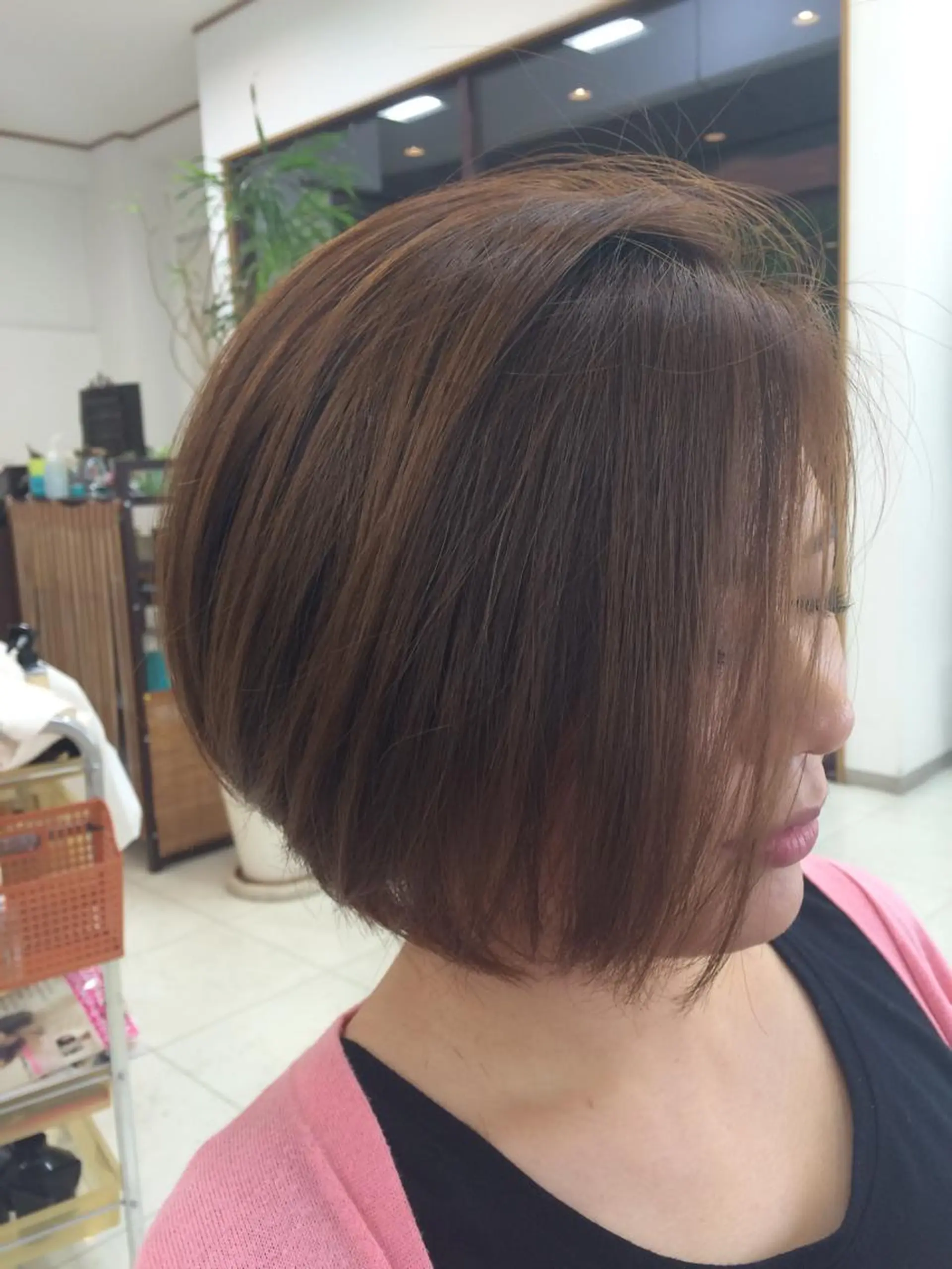 ショート ミディアム ボブ いけだ ゆうのヘアスタイル